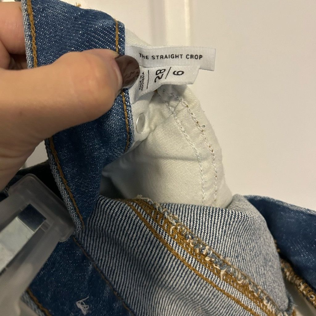 Loft Classic Blue Crop Ankle Jeans from Ann Taylor Loft Size 28" / US 6 / IT 42 - 3 Thumbnail