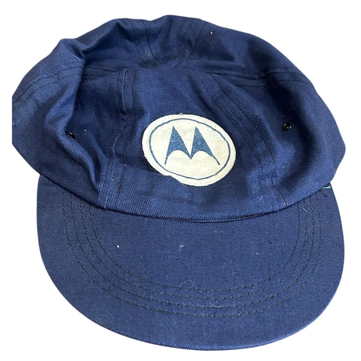 Motorola Vintage Motorola Workwear Hat Texon Unbreakable Visor USA L Size ONE SIZE - 1 Thumbnail
