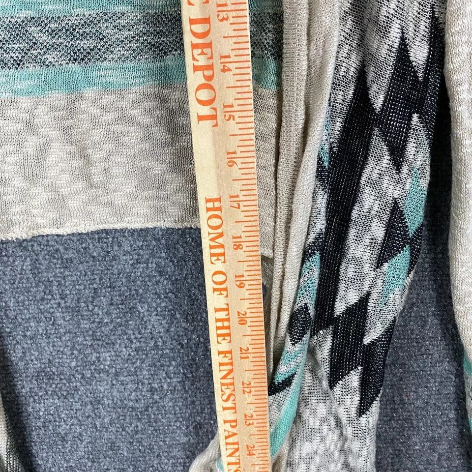 Other Full Tilt Cardigan Women's Medium Aztec Sweater 100% Acrylic Size M / US 6-8 / IT 42-44 - 4 Thumbnail