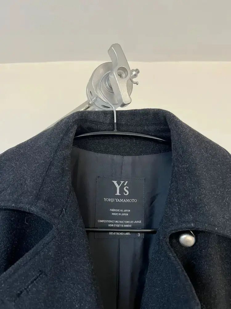 Yohji Yamamoto Sz 3 Yohji Yamamoto Y's Military Style Wool Coat-2505 Size US L / EU 52-54 / 3 - 6 Thumbnail