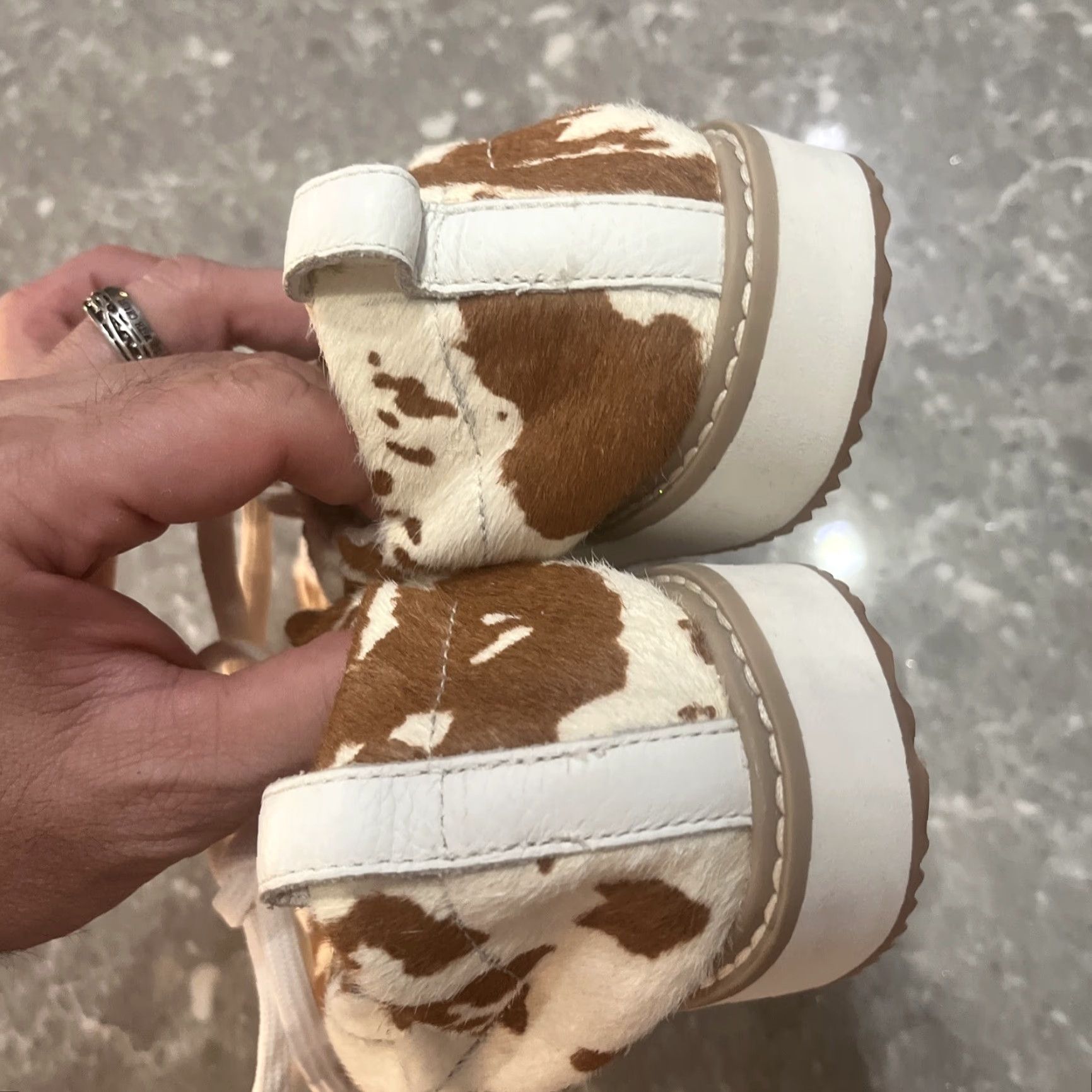 Hush Puppies Hush Puppies Ryann Moyen Women Slip On Sneaker 7.5 Cow Print M Leather Womens Size US 8 / IT 38 - 4 Thumbnail