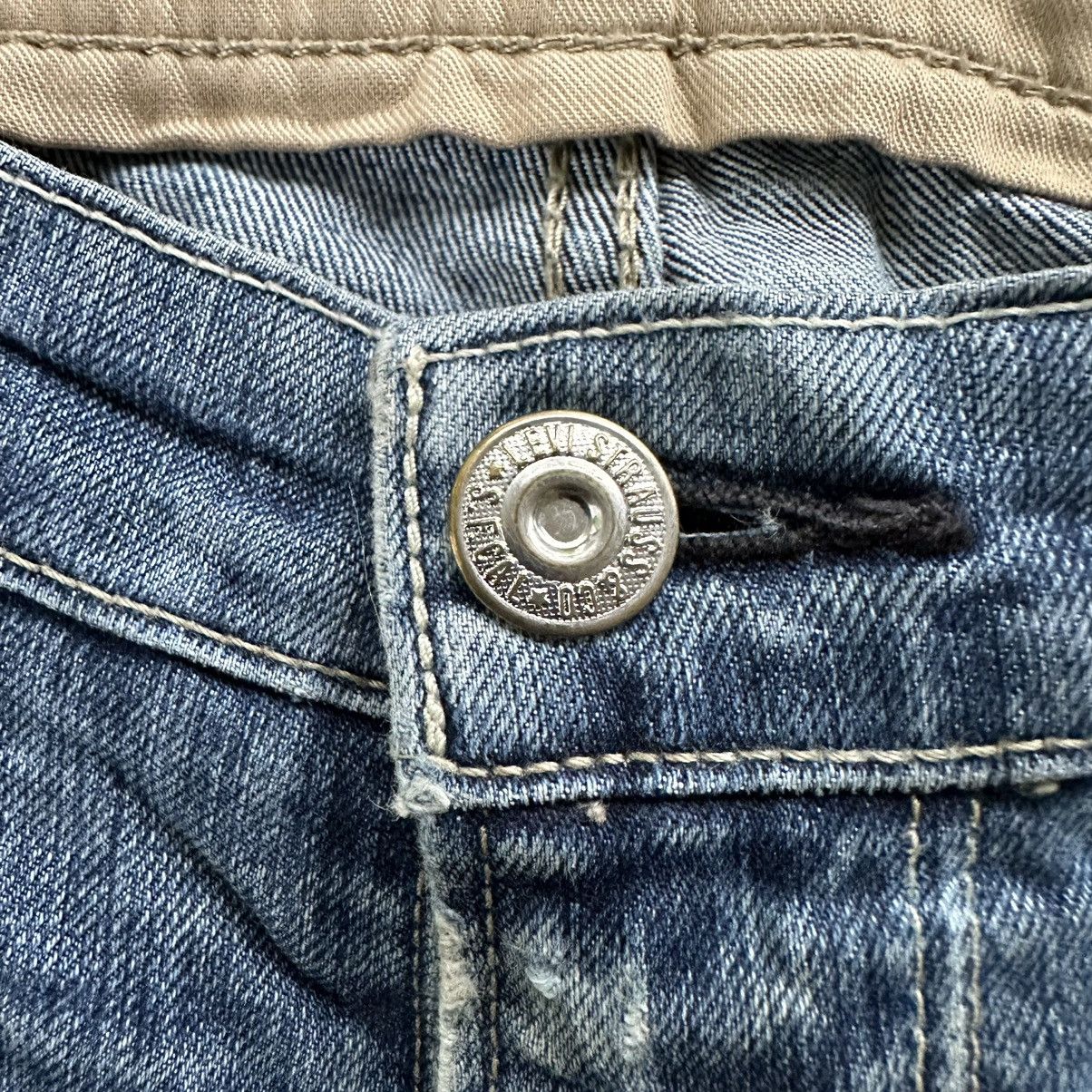 Levi's W35 Vintage Levi’s 513 Distressed Faded Denim Jean Pant Size US 35 - 6 Thumbnail