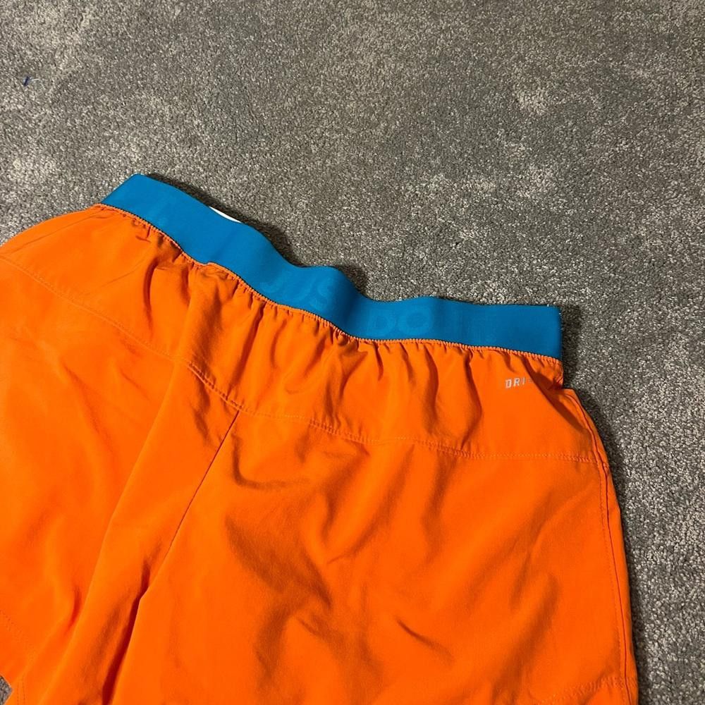 Nike Nike Dri-fit Orange/Pink 2 In 1 Running Compression Shorts Size 28" / US 6 / IT 42 - 9 Thumbnail