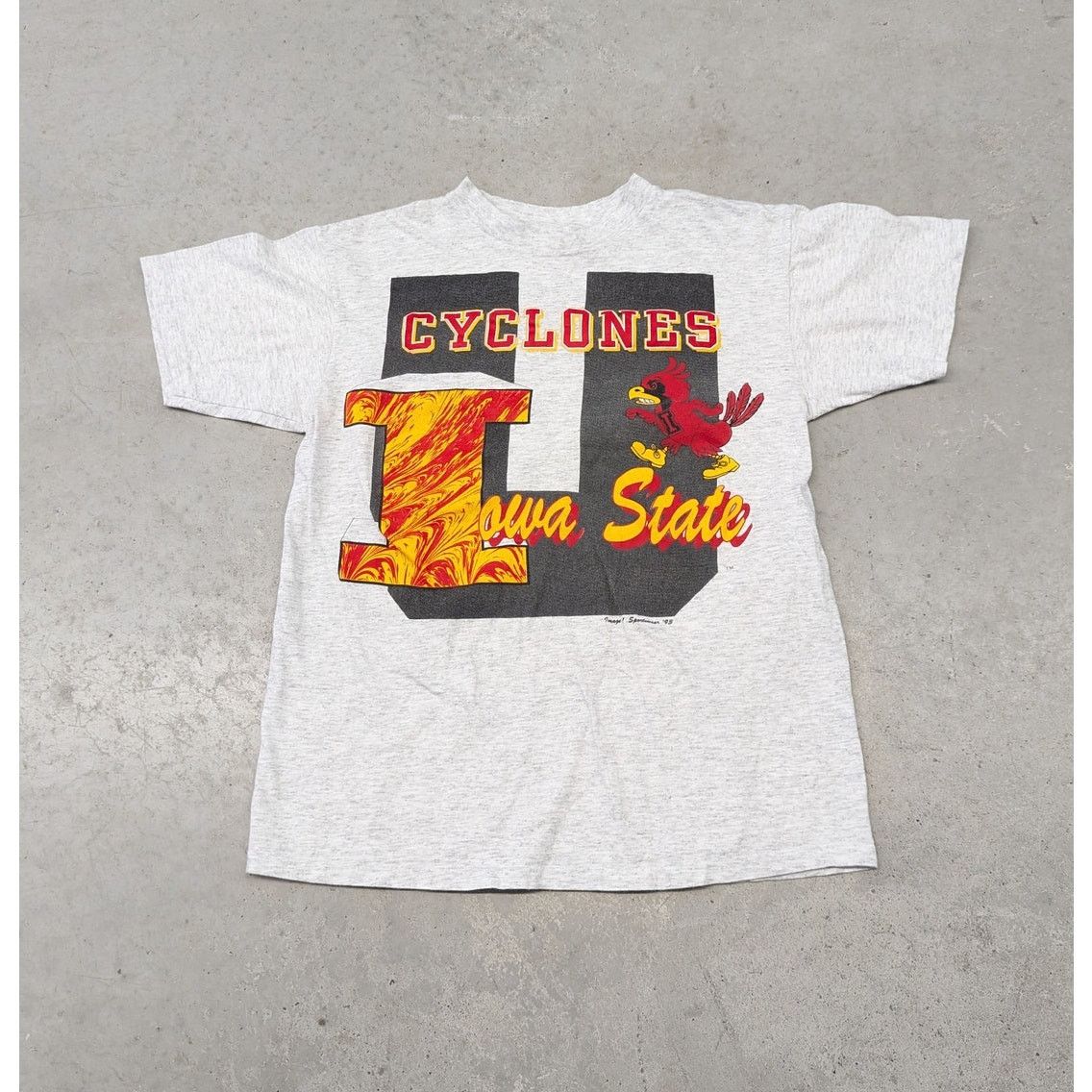Vintage Vintage University of Iowa Cyclones t-shirt Size L / US 10 / IT 46 - 1 Thumbnail