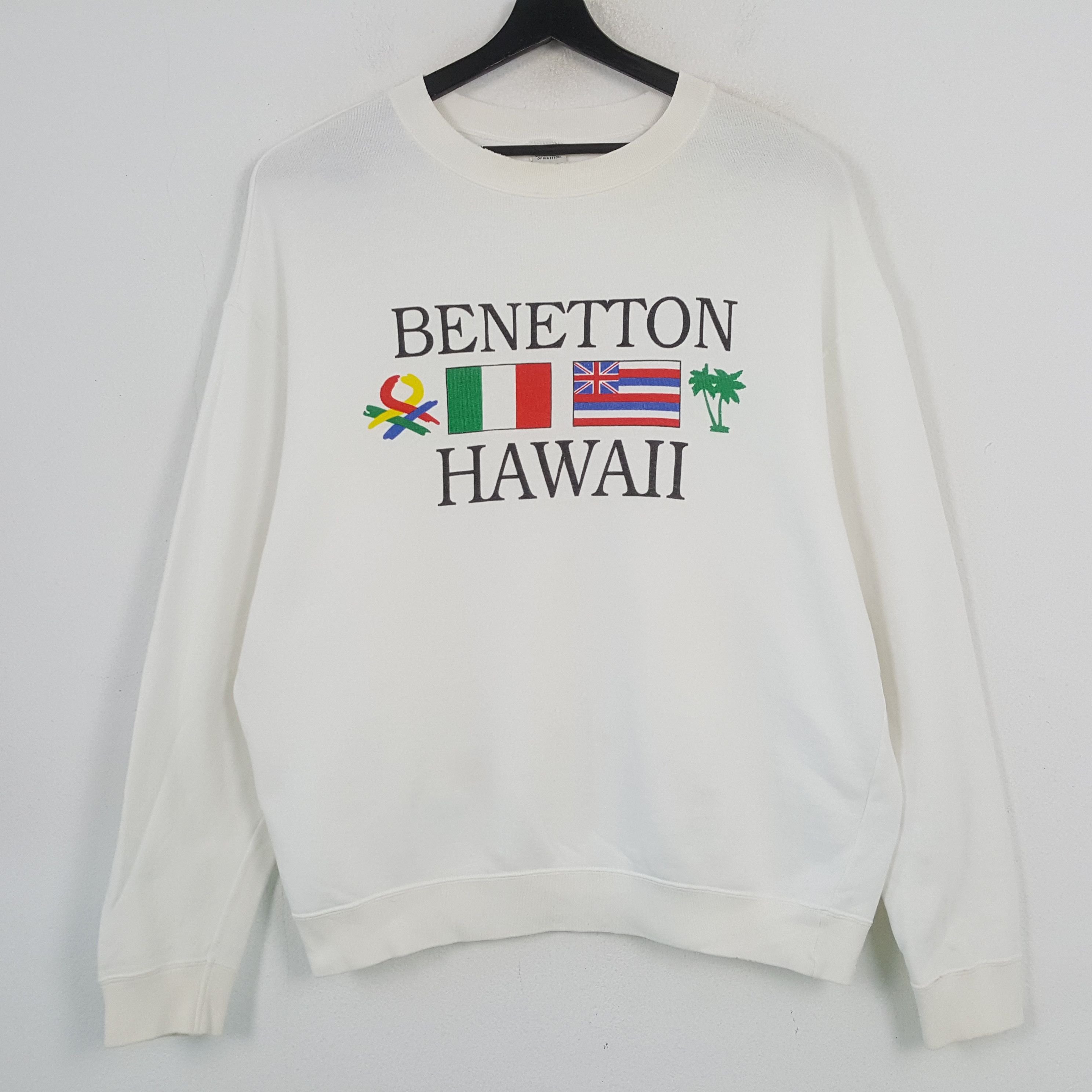United Colors Of Benetton United Colours Of BENETTON HAWAII Sweatshirt C292N1 Size US XL / EU 56 / 4 - 1 Thumbnail