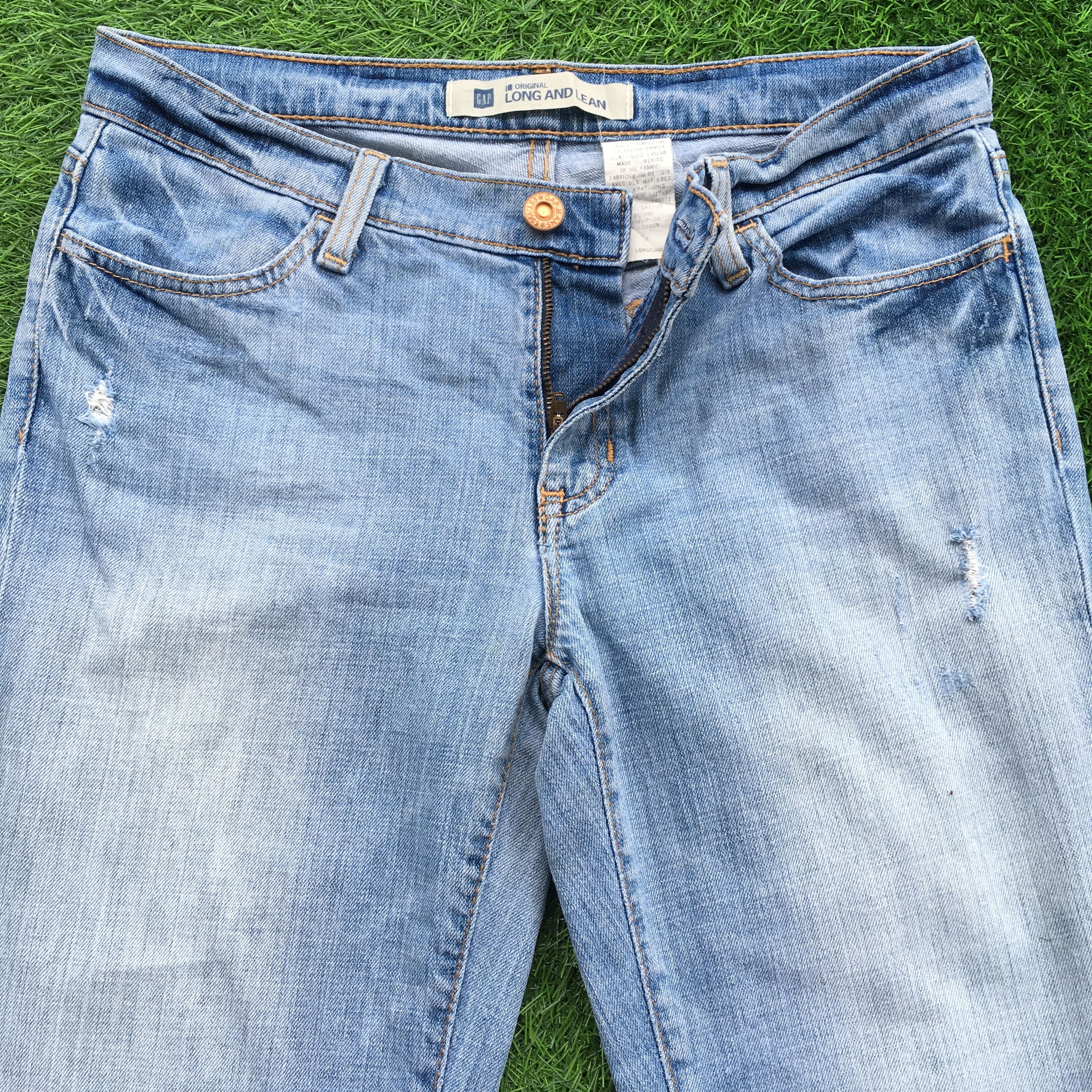 Gap GAP Long and Lean Bootcut Stretch Jeans D-1072 Size 28" / US 6 / IT 42 - 3 Thumbnail