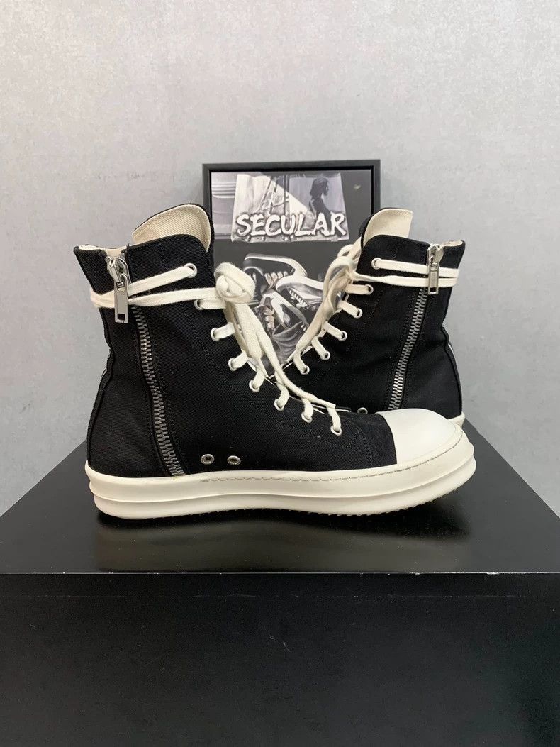 Rick Owens Rick Owens Black and White High-2508 Size US 8.5 / EU 41-42 - 5 Thumbnail