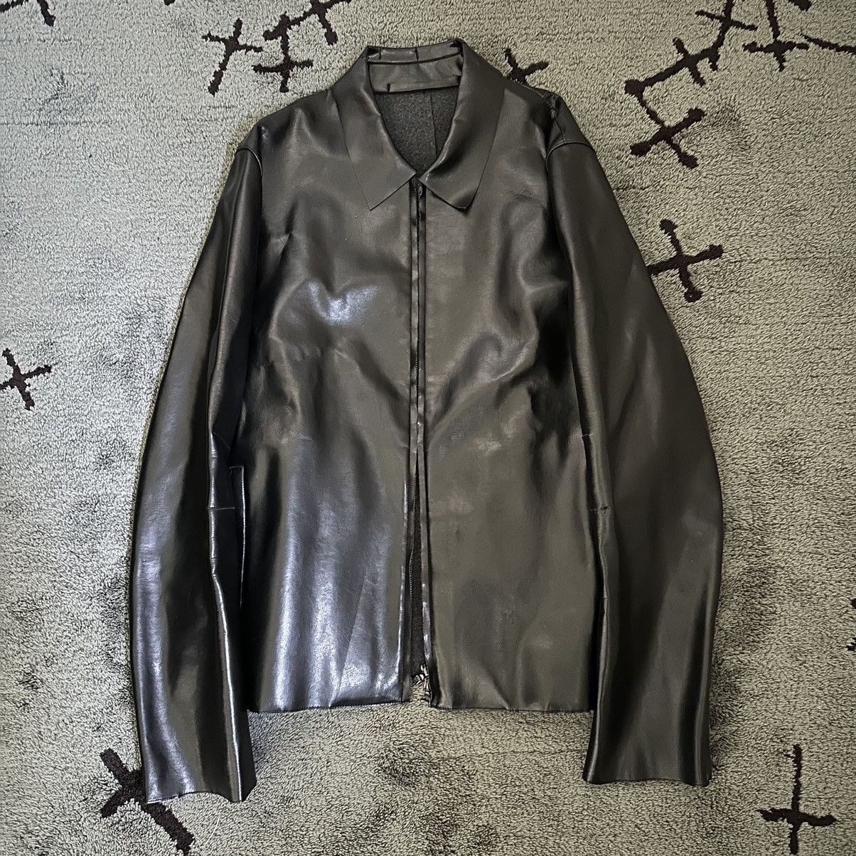 2000s Neil Barret short leather blouson