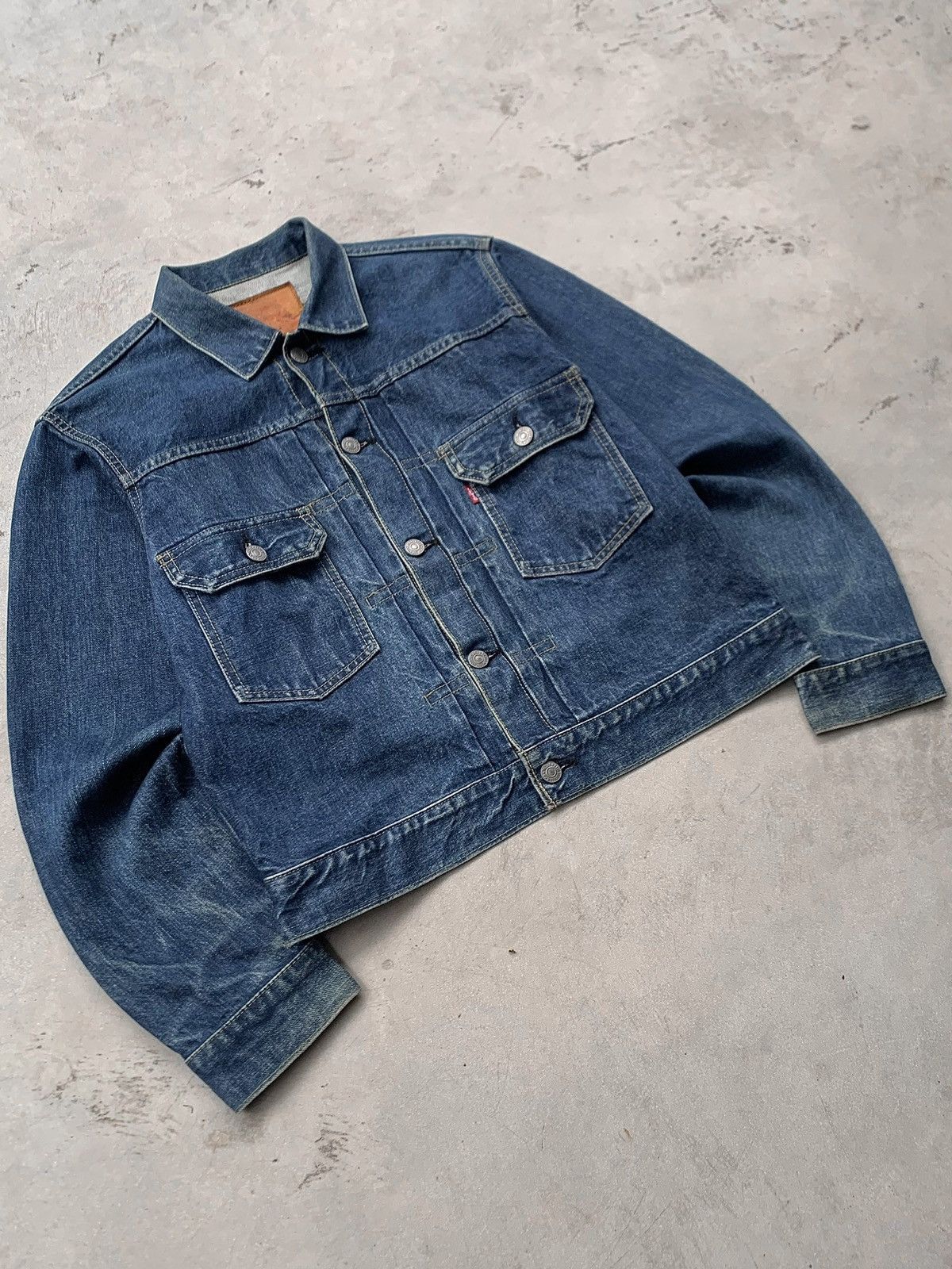 Levi's Vtg 90s Levis 507 Type ll Trucker Denim Jacket Made in Japan Size US L / EU 52-54 / 3 - 2 Thumbnail