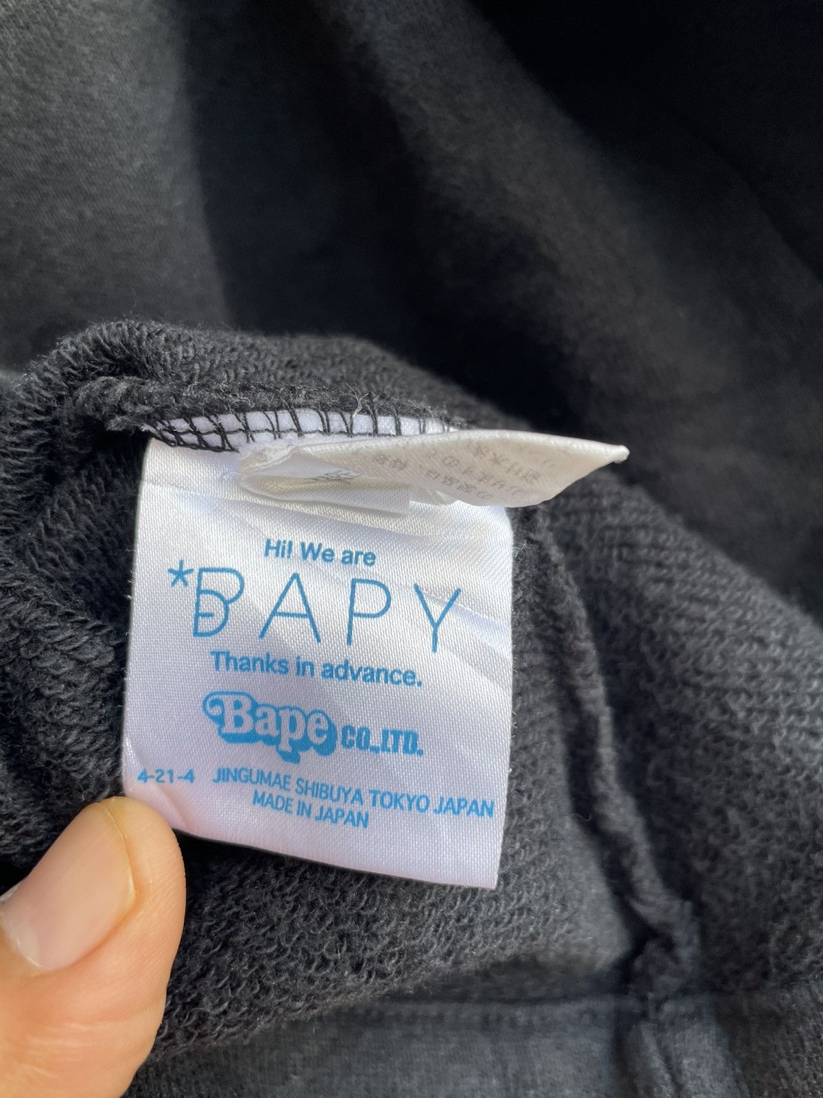 Bape A bathing ape Bapy Japan This Is Short hoodie big Logo riri Size US XS / EU 42 / 0 - 11 Thumbnail