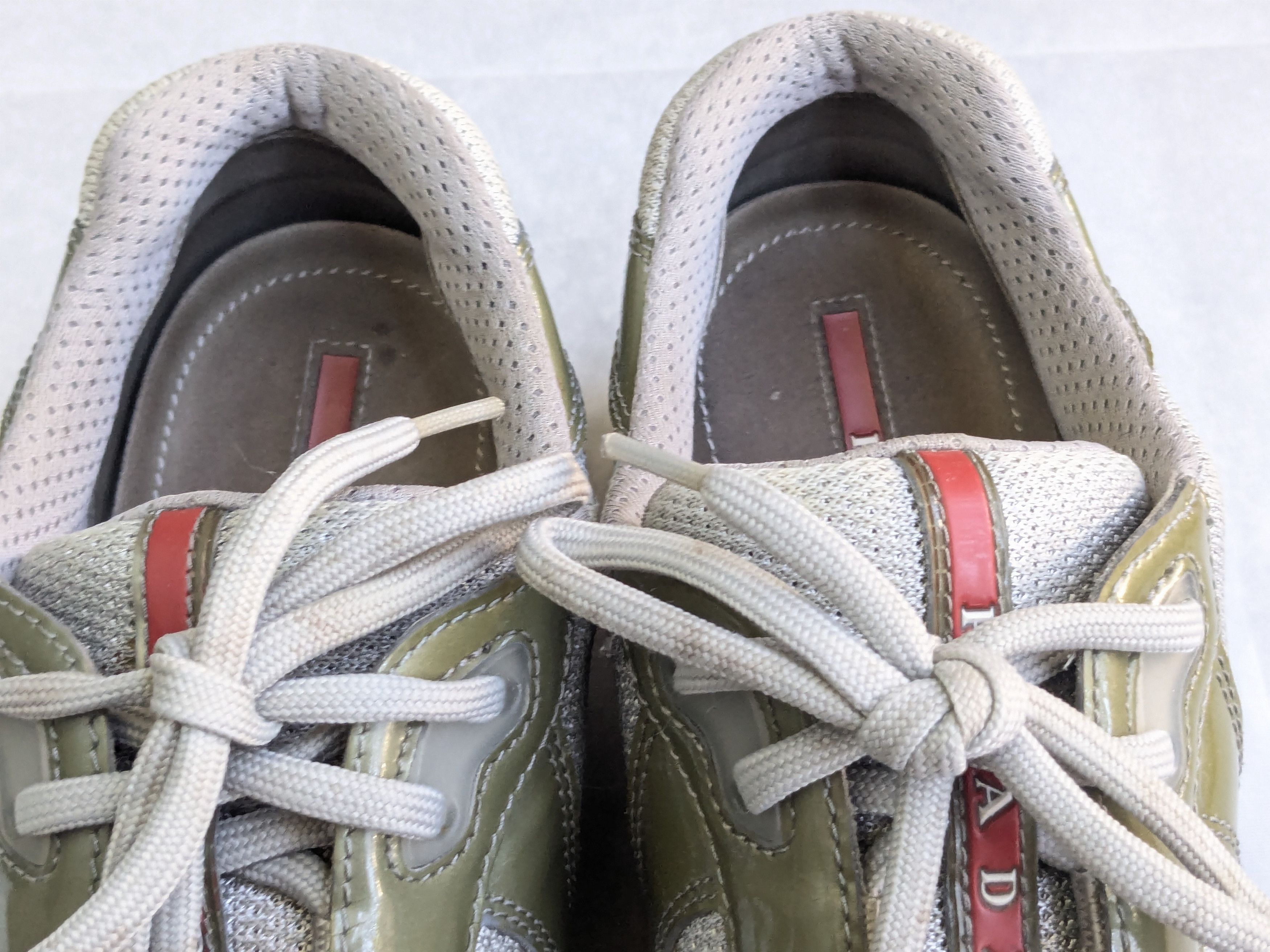 Prada Prada America's Cup Olive Green 9.5 Low Top Patent Leather Size US 9.5 / EU 42-43 - 8 Thumbnail
