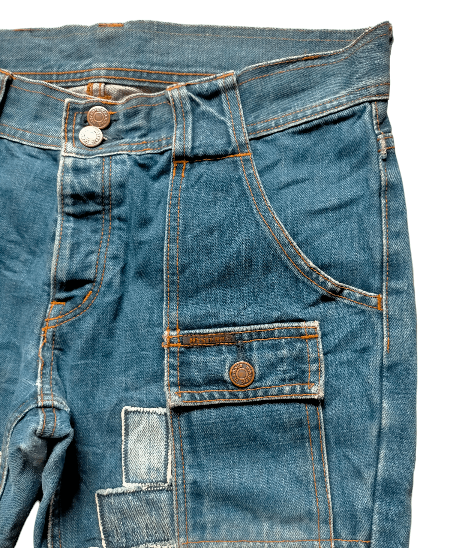 Hysteric Glamour ⚡Rare Hysteric Glamour Patchwork Bush Pants Jeans Size US 32 / EU 48 - 4 Thumbnail