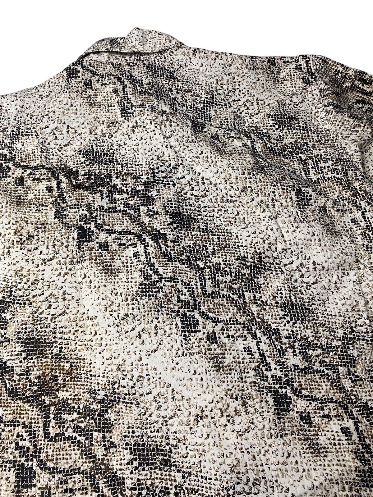 14th Addiction 2000's Semantic Design Snakeskin Pattern Shirts Size US M / EU 48-50 / 2 - 9 Thumbnail