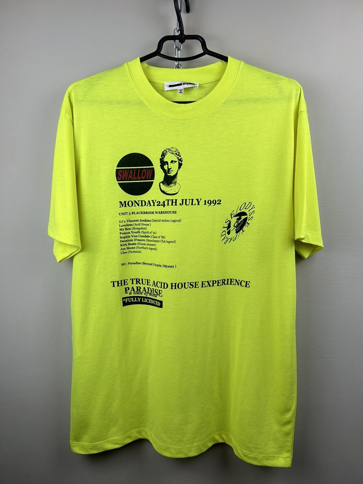 Alexander McQueen Alexander McQueen Acid House T shirt Size US XXL / EU 58 / 5 - 1 Thumbnail