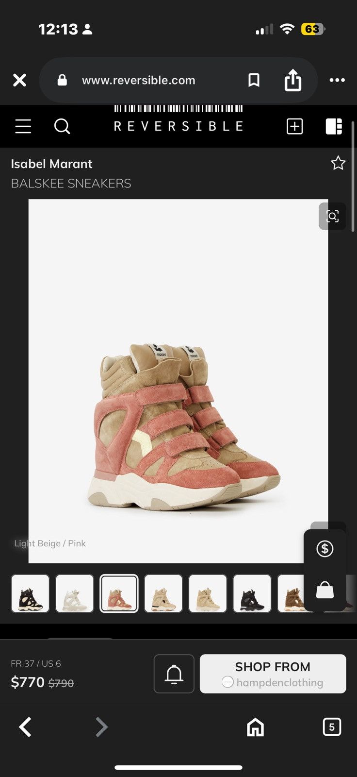 Isabel Marant isabel marant balskee sneakers Size US 5.5 / IT 35.5 - 5 Thumbnail
