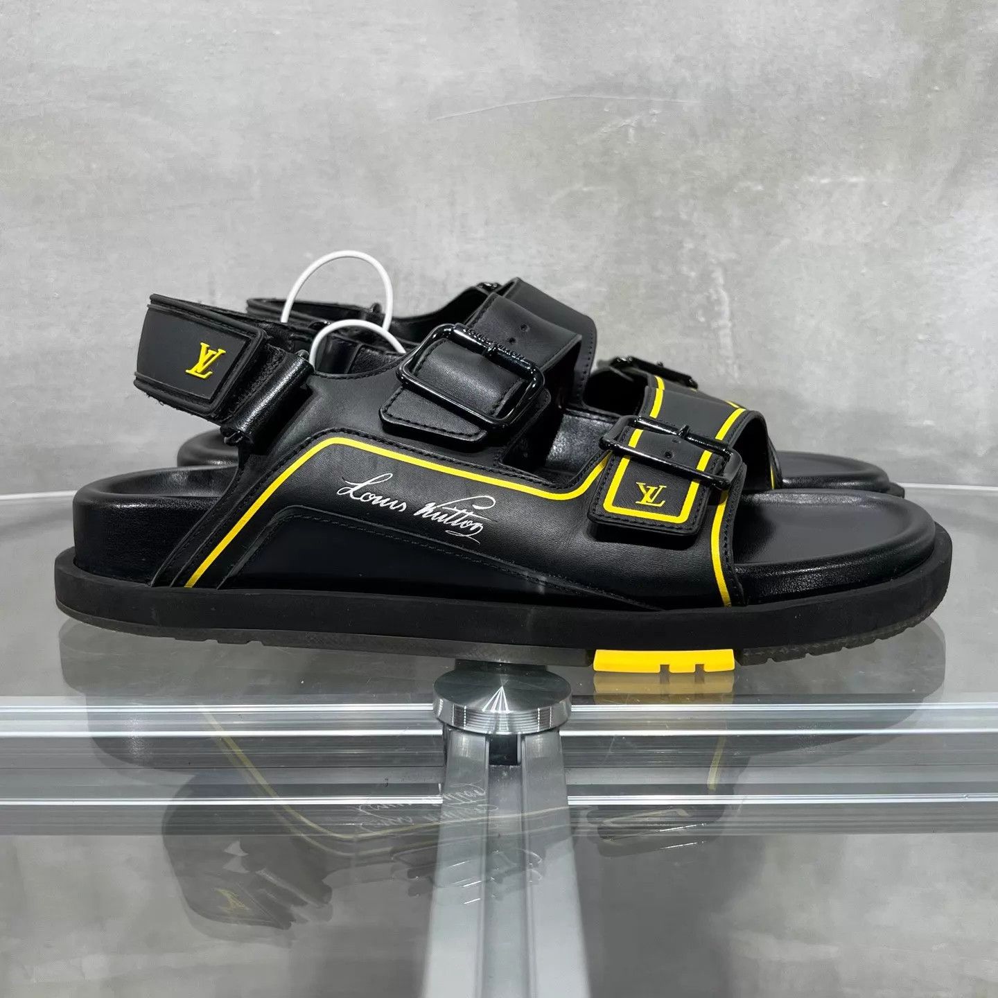 Louis Vuitton LV Trainer Black Sandal UK7 41 Size US 8 / EU 41 - 4 Thumbnail