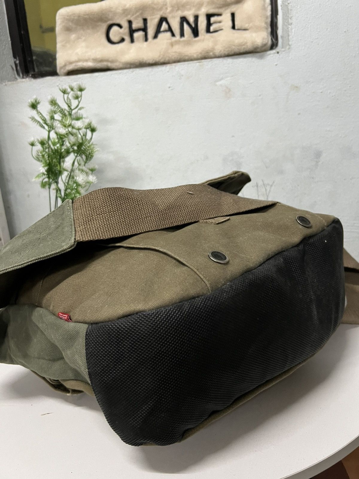 Coleman × Vintage Green Army Vintage 80s COLEMON Shoulder Size ONE SIZE - 3 Thumbnail