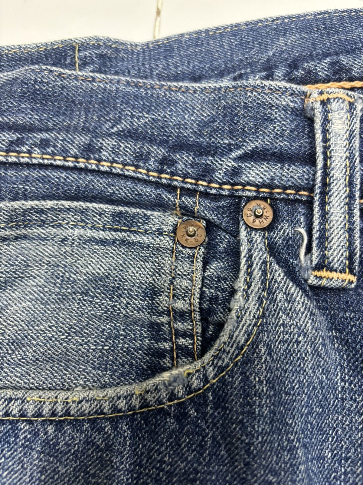 Kapital Warehouse Selvedge Denim Jeans Distressed Denim Size US 32 / EU 48 - 8 Thumbnail