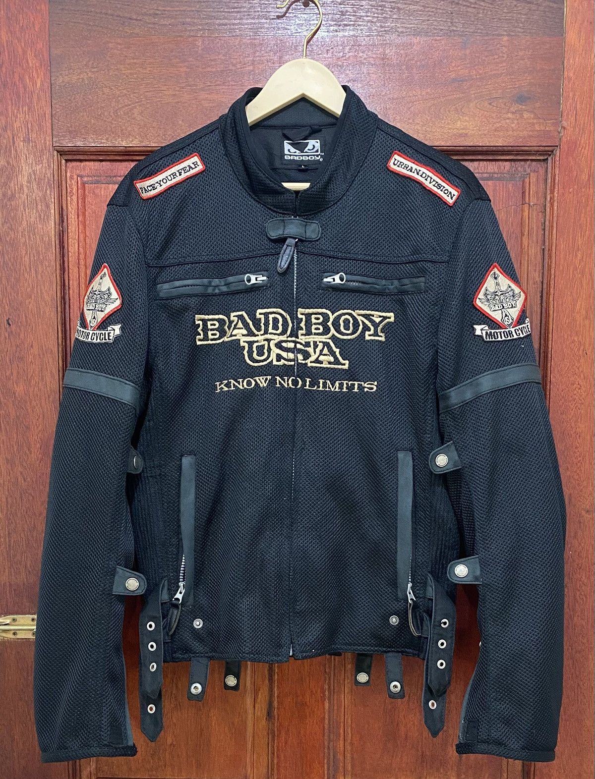 Japanese Brand Bad Boy California Usa Racing Jacket Rare Design Size US L / EU 52-54 / 3 - 1 Thumbnail