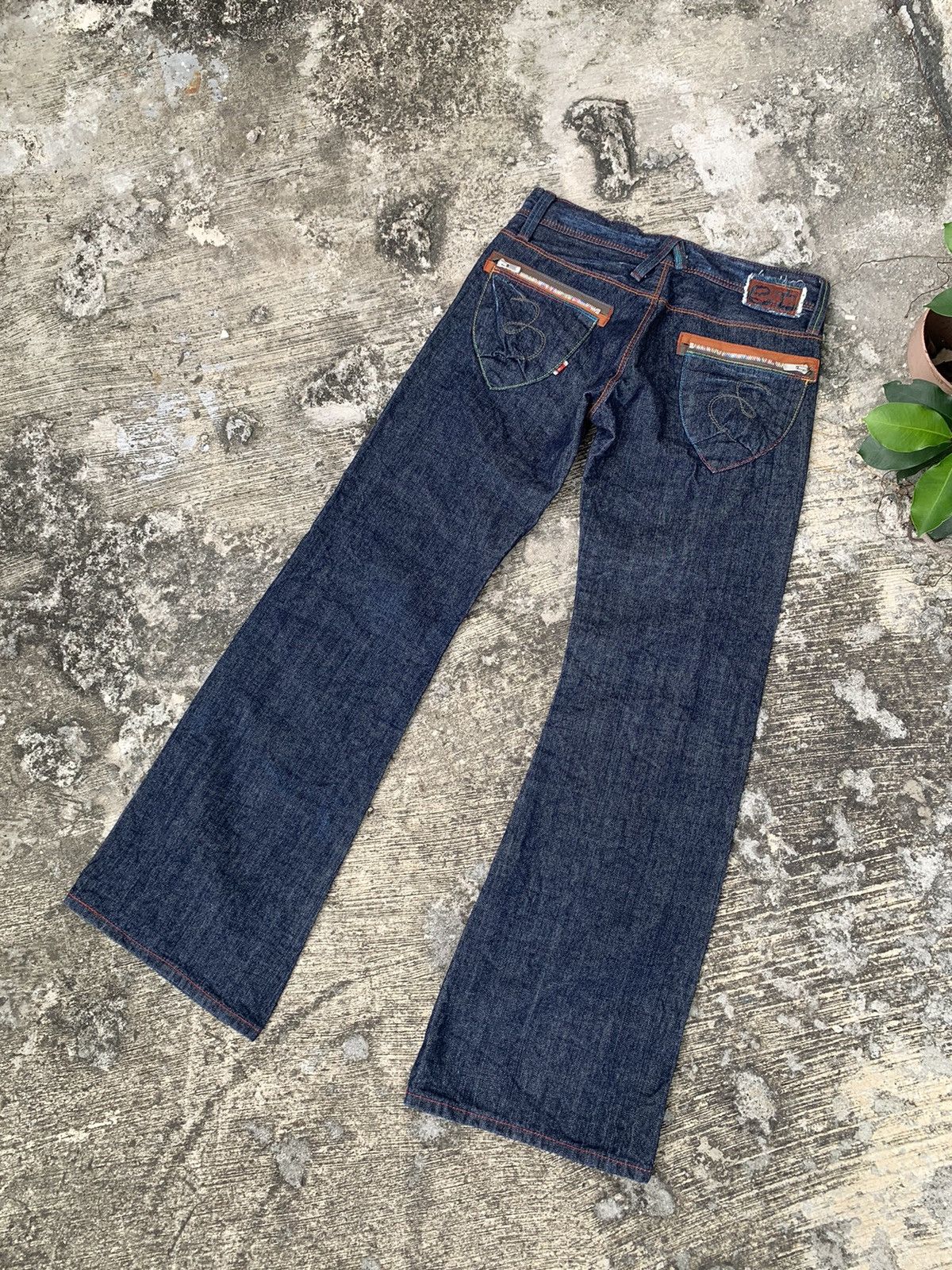 If Six Was Nine × Japanese Brand × Le Grande Bleu (L.G.B.) Flare et boite baggy bootcut jeans Size 32" / US 10 / IT 46 - 18 Thumbnail