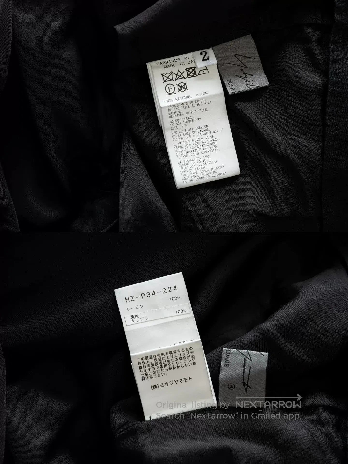 Yohji Yamamoto Yohji Yamamoto Black Crow Military Pants. Size US 27 - 9 Thumbnail