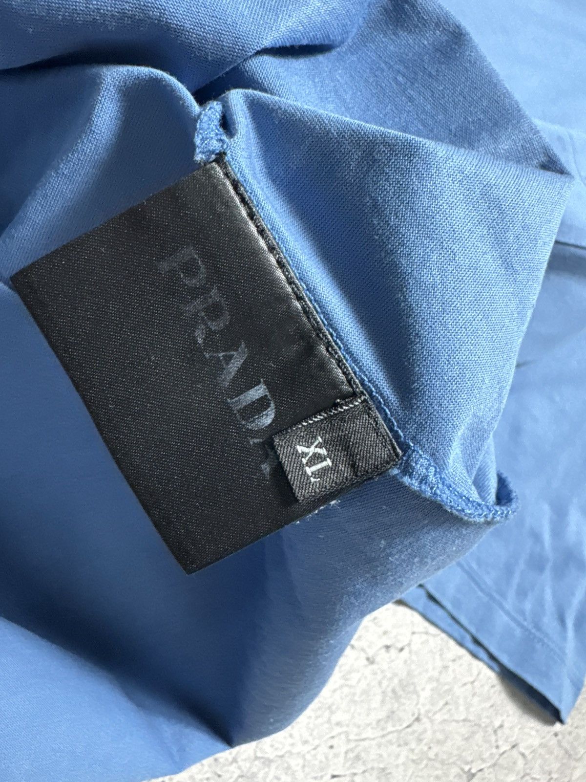 Prada Prada T-Shirt Blue Luxury Size US XL / EU 56 / 4 - 7 Thumbnail