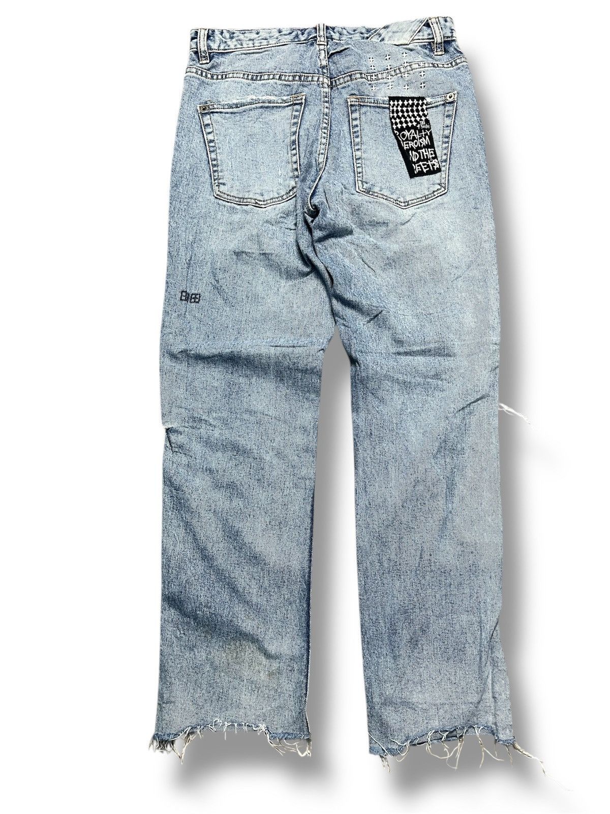 Yasuyuki Ishii Ksubi(Tsubi)CHITCH CHOP Billbored Blue Distressed Jeans (43) Size US 28 / EU 44 - 2 Thumbnail