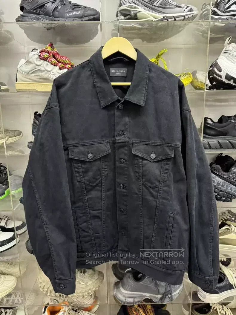Balenciaga Balenciaga denim jacket Size US S / EU 44-46 / 1 - 1 Thumbnail