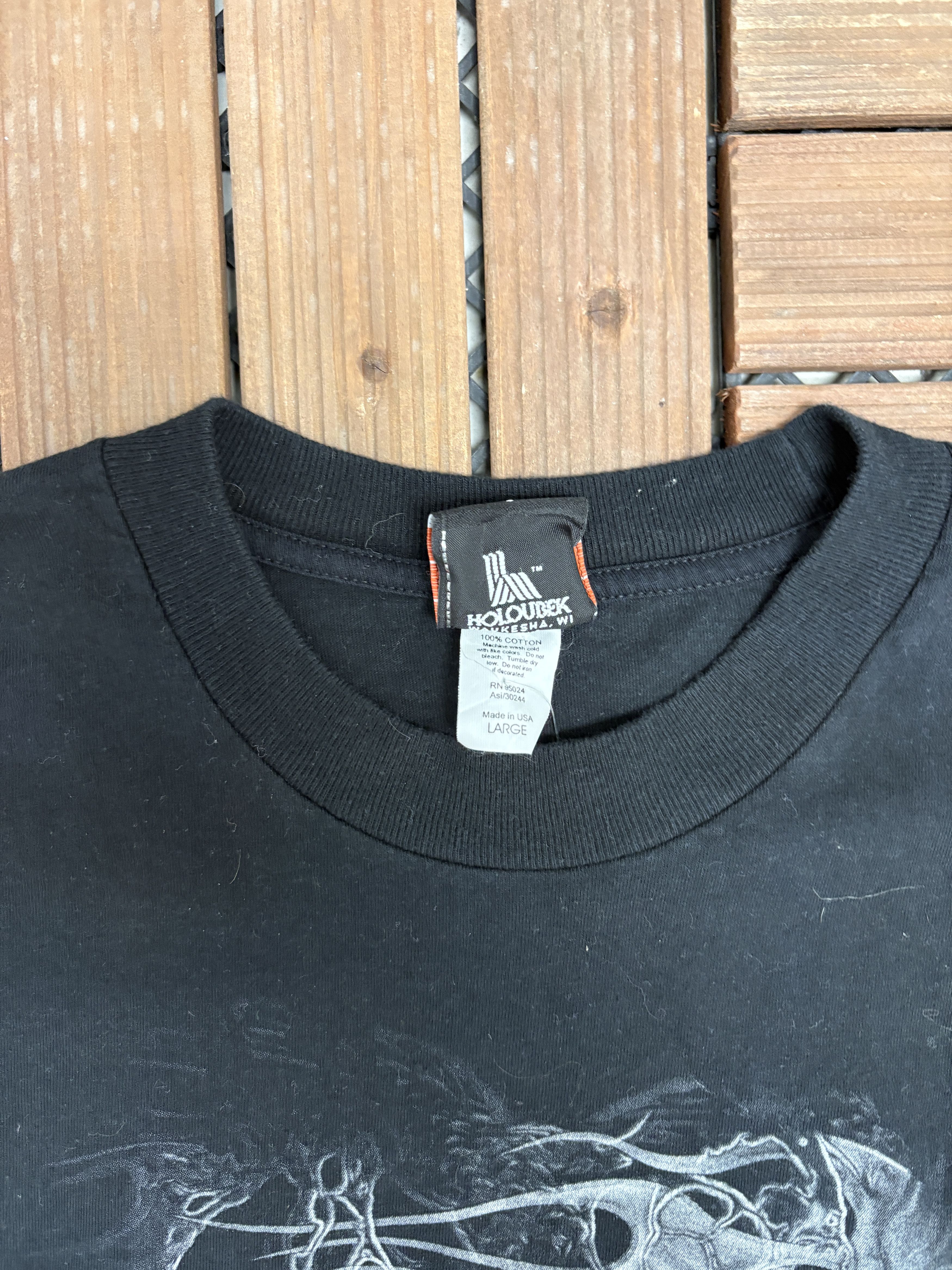 Vintage Harley Davidson San Antonio Vintage Black T-Shirt Tee Size US L / EU 52-54 / 3 - 6 Thumbnail