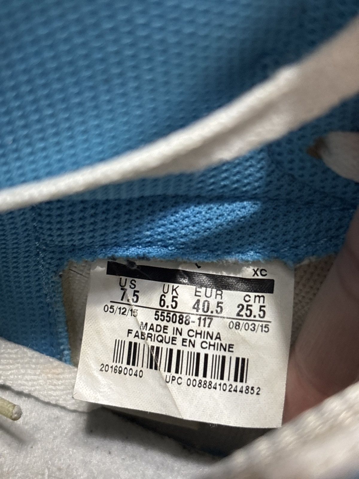 Jordan Brand Jordan 1 UNC Size 7.5 Size US 7.5 / EU 40-41 - 8 Thumbnail