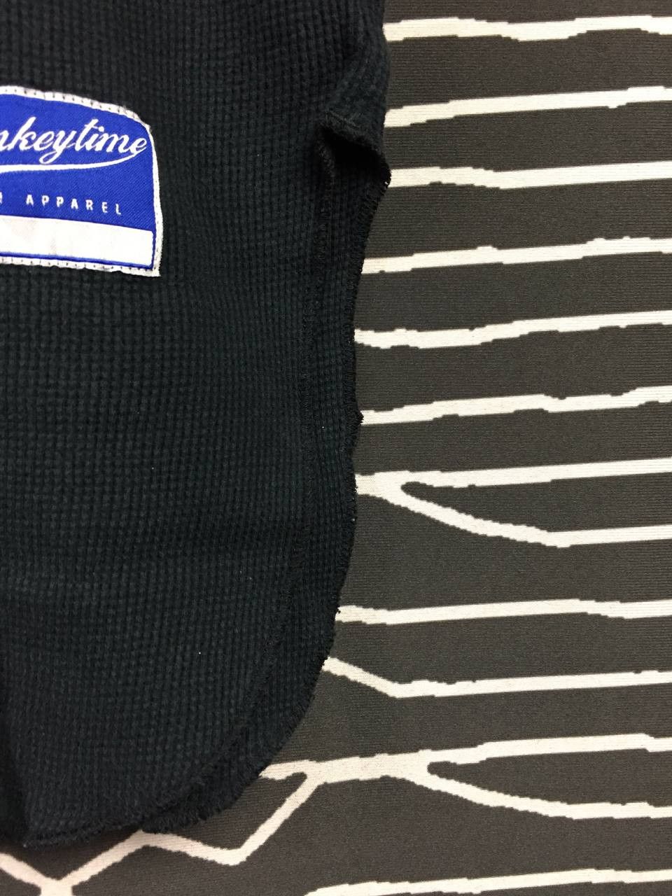 monkey time Monkey Time Japan Waffle Knit Curved Hem Thermal Tee Size US M / EU 48-50 / 2 - 5 Thumbnail