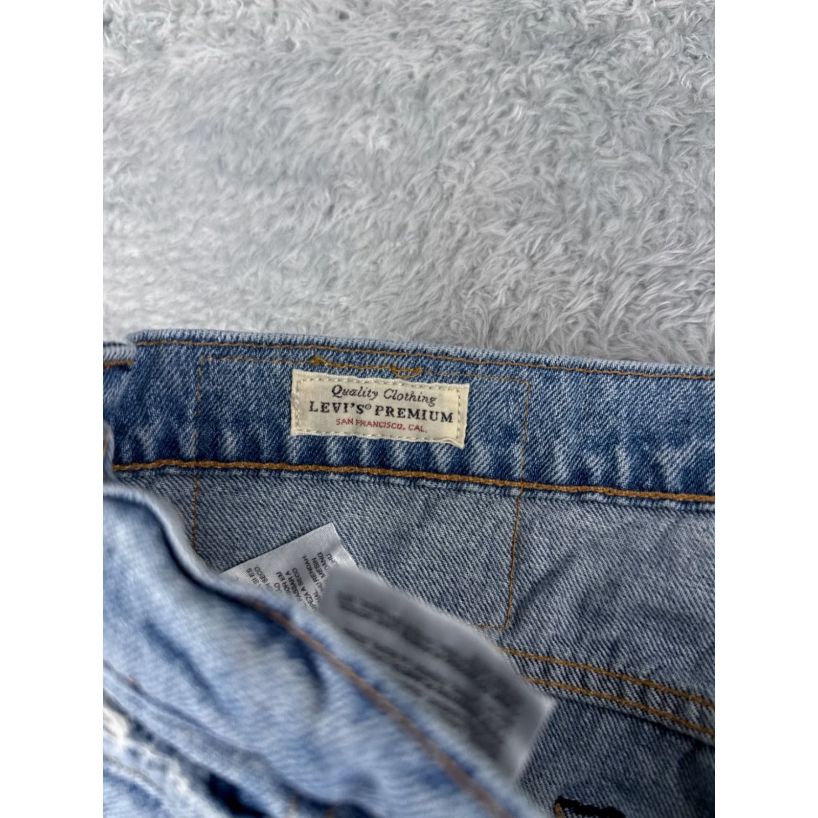 Levi's Levi's Jeans Men Slim Distressed Blue Cotton 28x29 Denim 5-Pocket Zipper Pocket Jeans Size US 30 / EU 46 - 6 Thumbnail