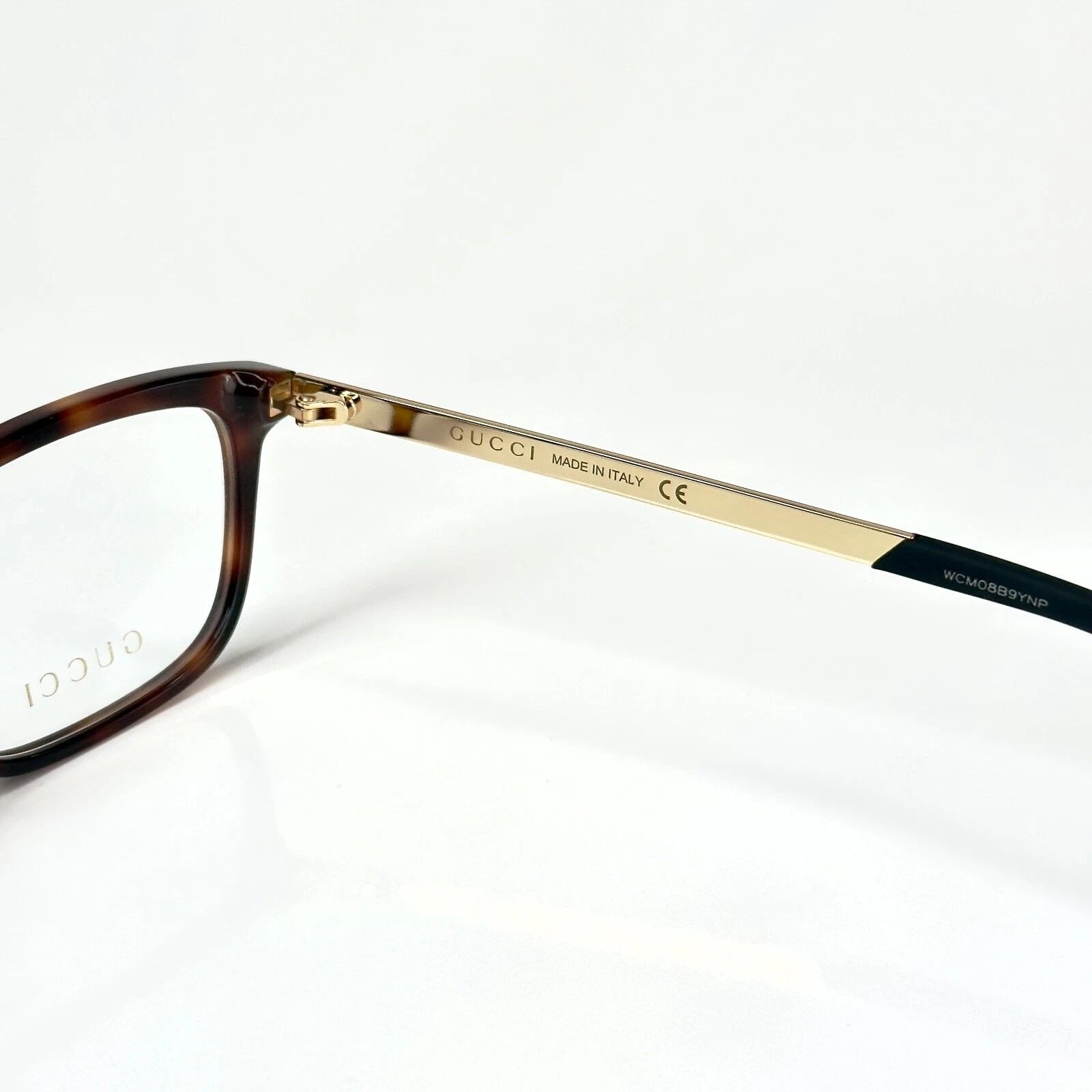 Gucci GUCCI GG0696O 0696 Brown Gold Red Metal Eyeglasses 003 Size ONE SIZE - 7 Thumbnail