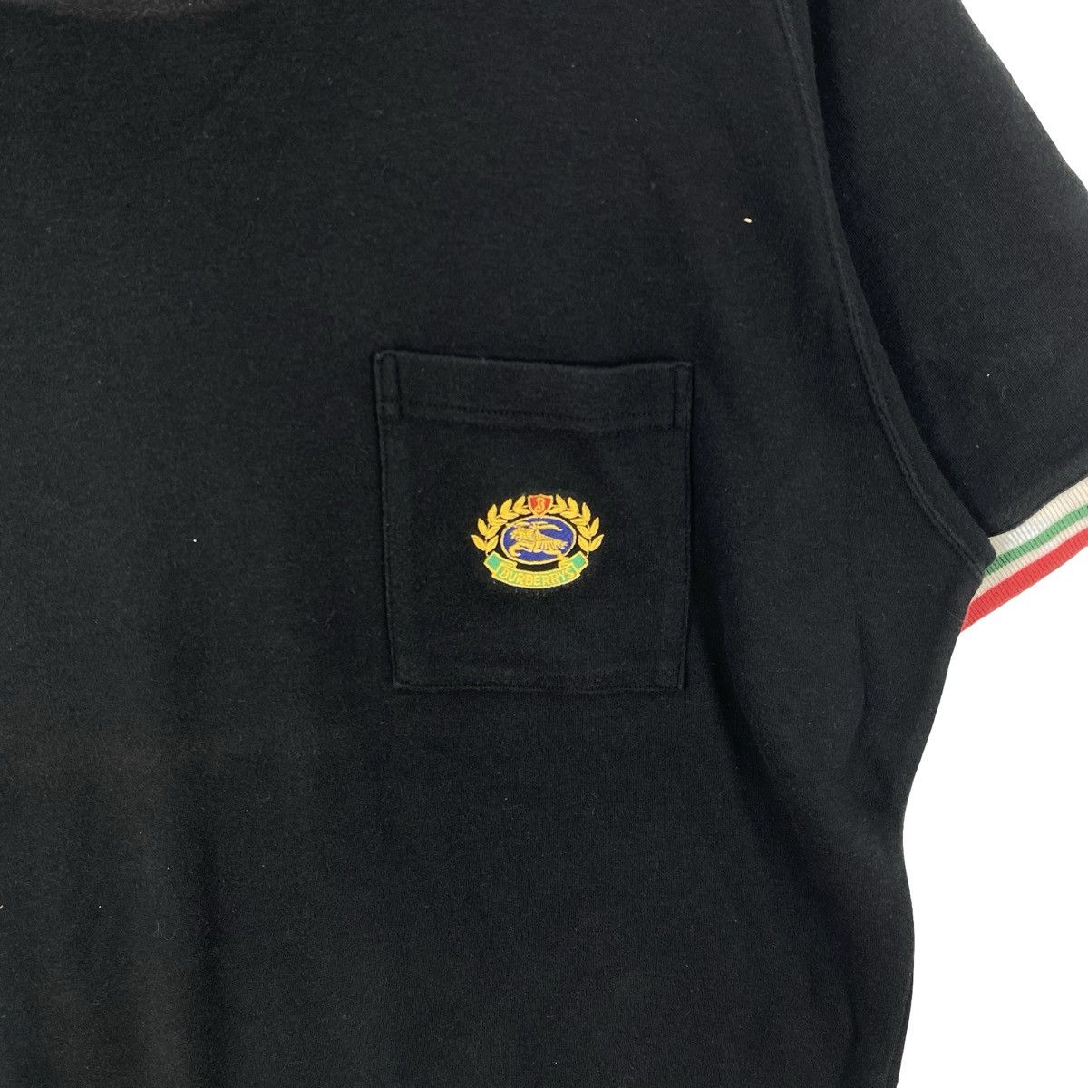 Burberry Vintage BURBERRYS Pocket T-Shirt Sweatshirt Top with Striped Size US L / EU 52-54 / 3 - 6 Thumbnail