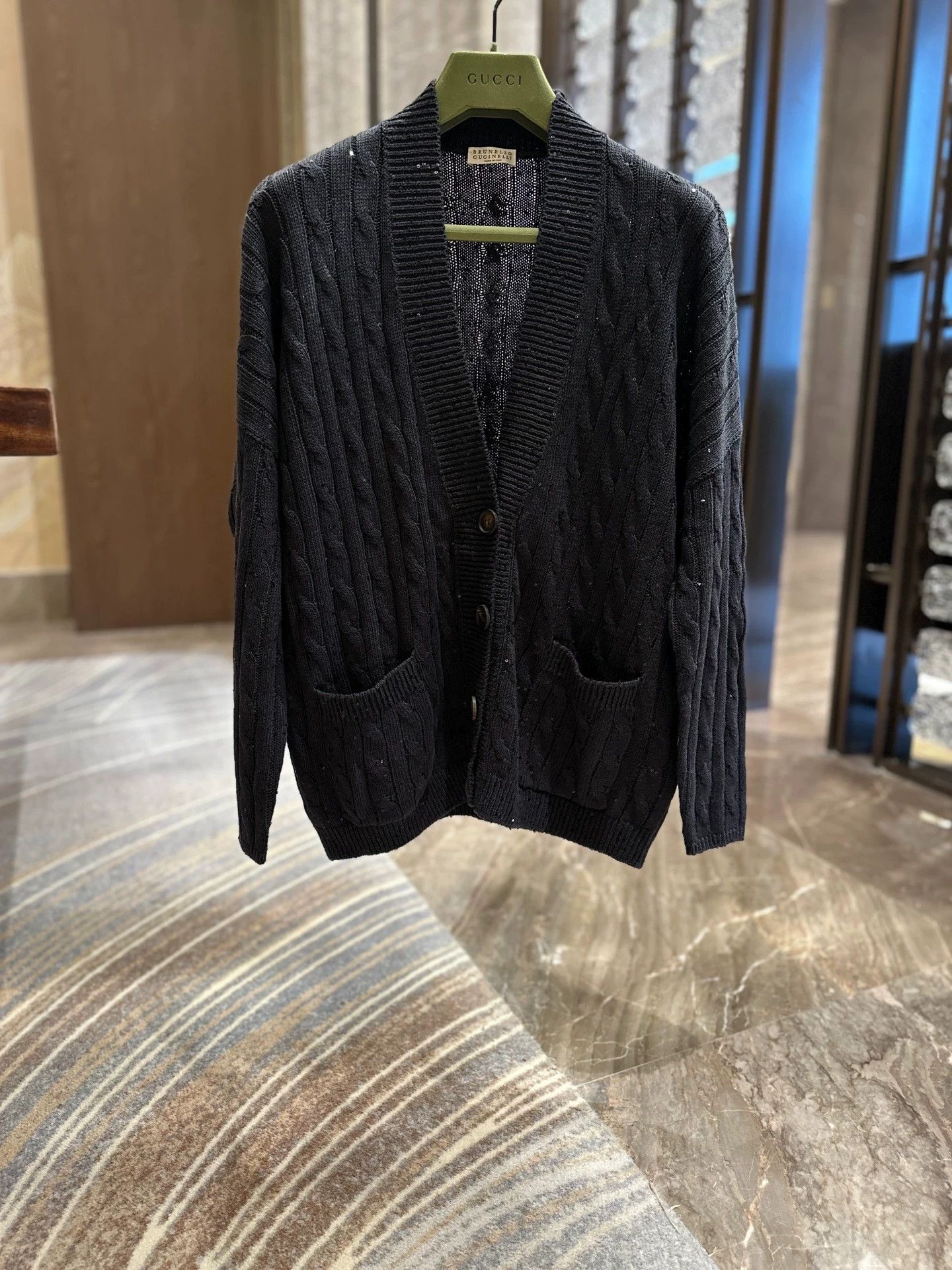 Brunello Cucinelli Brunello Cucinelli Sequin Cardigan - dmc Size US XS / EU 42 / 0 - 1 Thumbnail