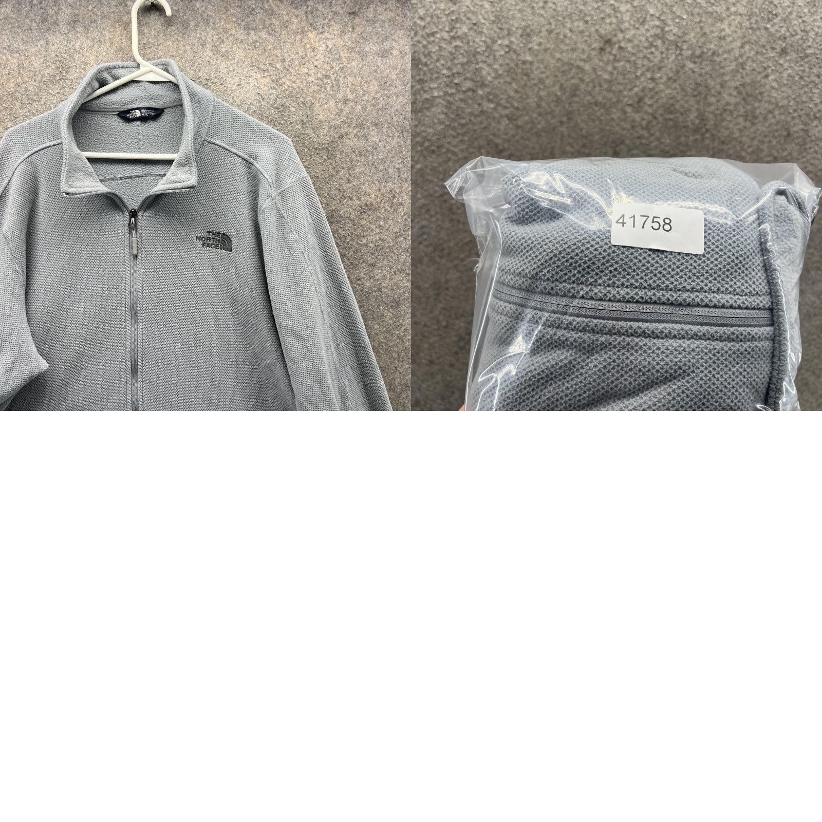 The North Face The North Face Fleece Jacket Mens XL Gray Full Zip Outdoor Hiking Warm Trail Shirt Mens XL Gray Full Zip Jacket Size US XL / EU 56 / 4 - 8 Thumbnail