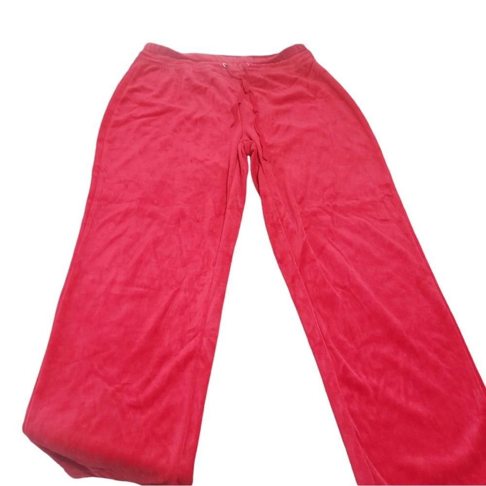 Designer CT1995 Onque Casual Red & Rhinestone Studded Jacket & Pant Size 28" / US 6 / IT 42 - 8 Thumbnail