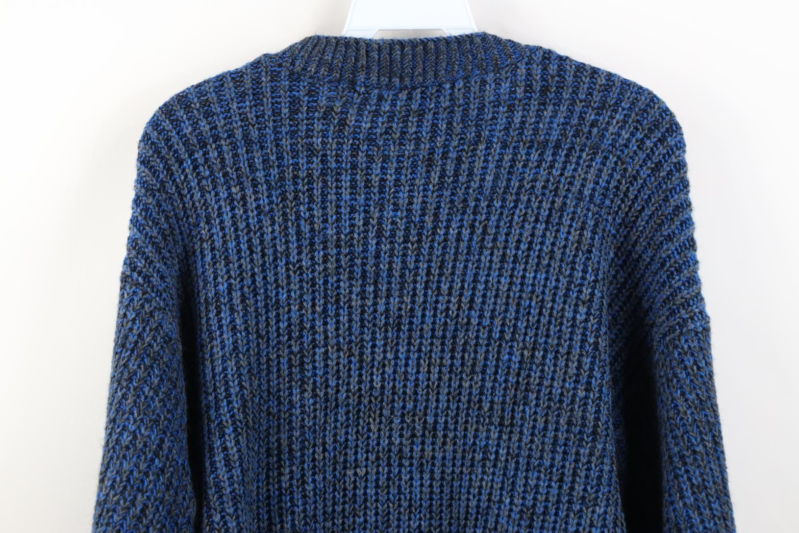 Vintage Vintage 90s Streetwear Ribbed Knit Crewneck Sweater USA Size M / US 6-8 / IT 42-44 - 8 Thumbnail