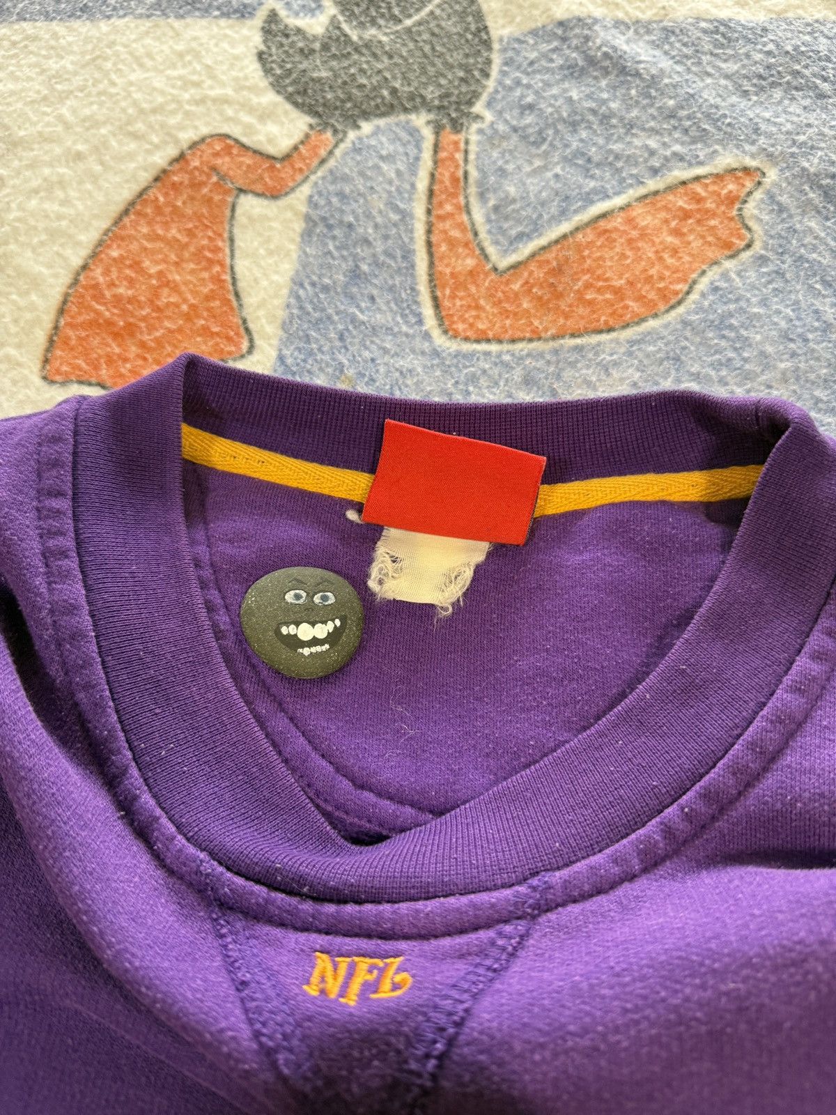NFL Minnesota vikings crewneck sweatshirt Size US XL / EU 56 / 4 - 3 Thumbnail