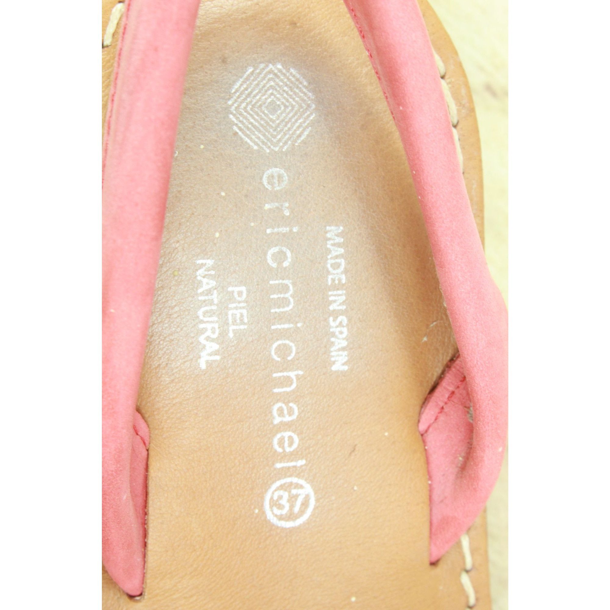 Other Eric Michael Women's Pink Salon Ankle Strap Sandals 7 Size US 7 / IT 37 - 9 Thumbnail