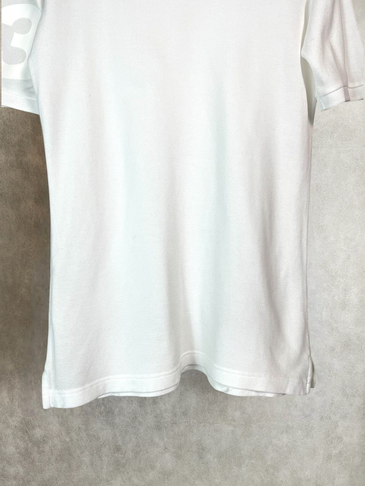 Yohji Yamamoto Ss05 Y3 yohji yamamoto adidas rubber sleeve logo polo shirt Size US M / EU 48-50 / 2 - 8 Thumbnail