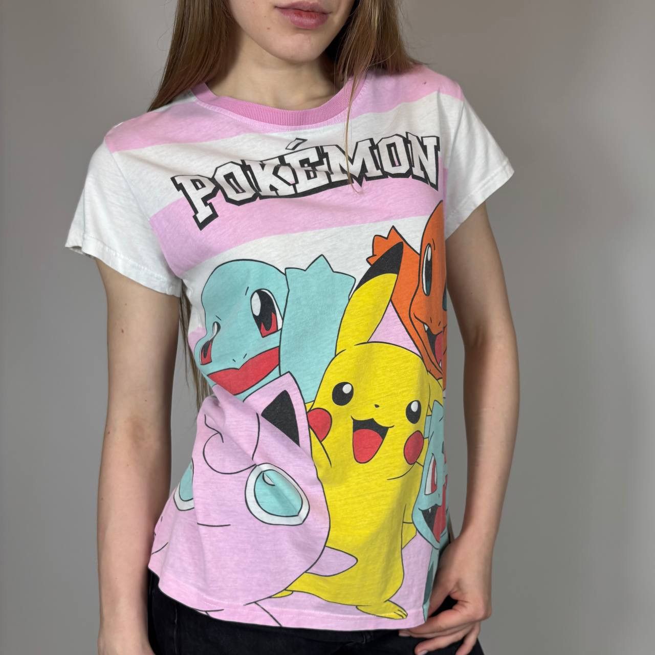 Pokemon Vintage Y2K Pokemon Anima Cartoon Over Print Japanese Tshirt Size M / US 6-8 / IT 42-44 - 2 Thumbnail