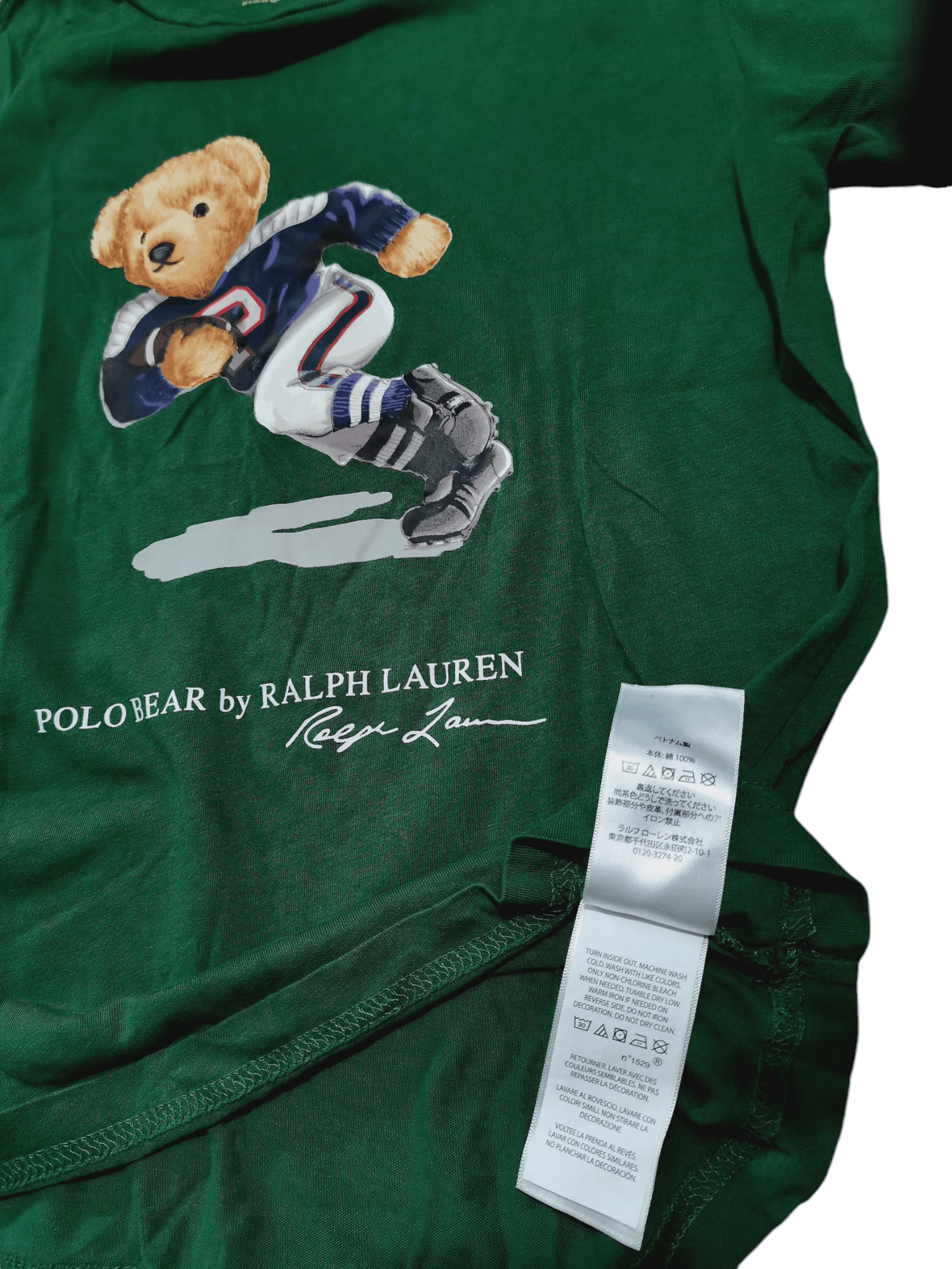 Polo Ralph Lauren × Ralph Lauren Ralph lauren polo bear football shirt size 7 kids Size US XXS / EU 40 - 3 Thumbnail