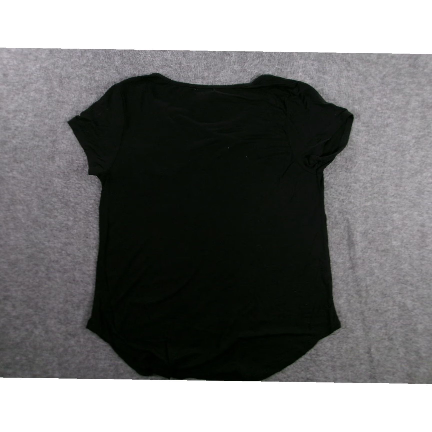Vintage VINTAGE Rue21 Womens T-Shirt Small Black Floral Embroidered Boho Chic Casual Summer Size M / US 6-8 / IT 42-44 - 7 Thumbnail