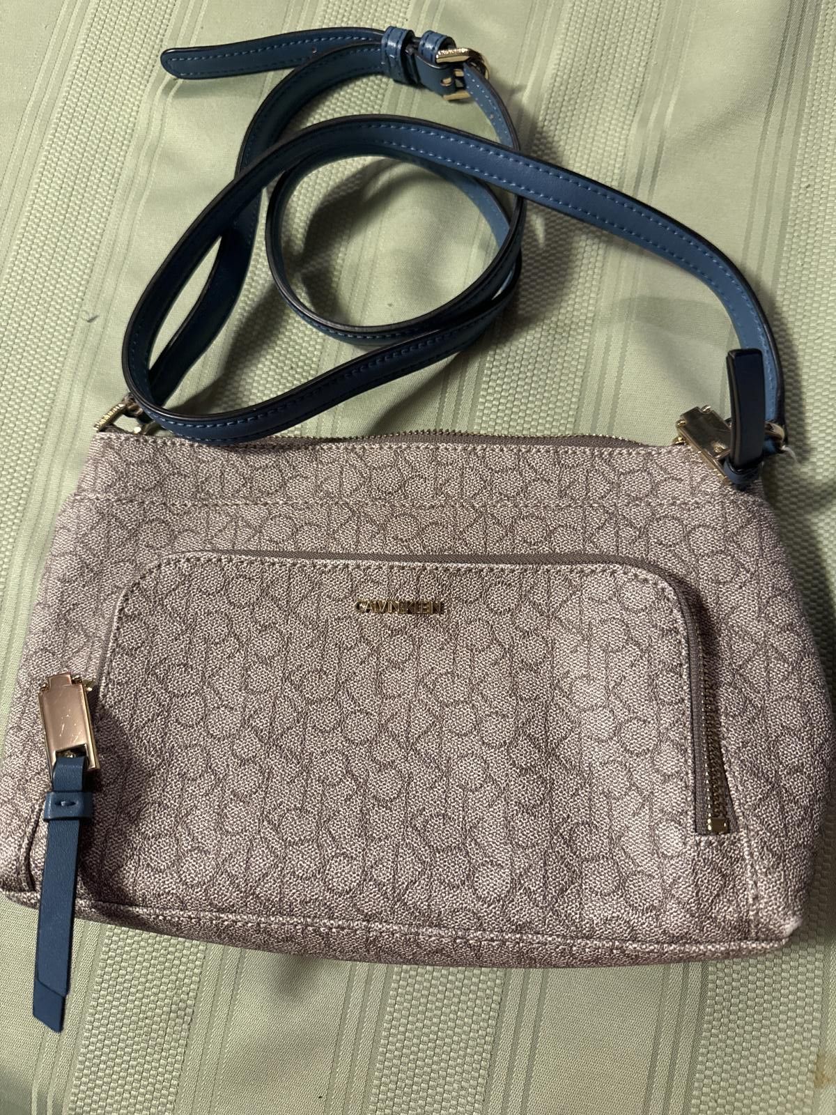 Calvin Klein Calvin Klein Stylish Tan Crossbody Handbag Size ONE SIZE - 1 Thumbnail