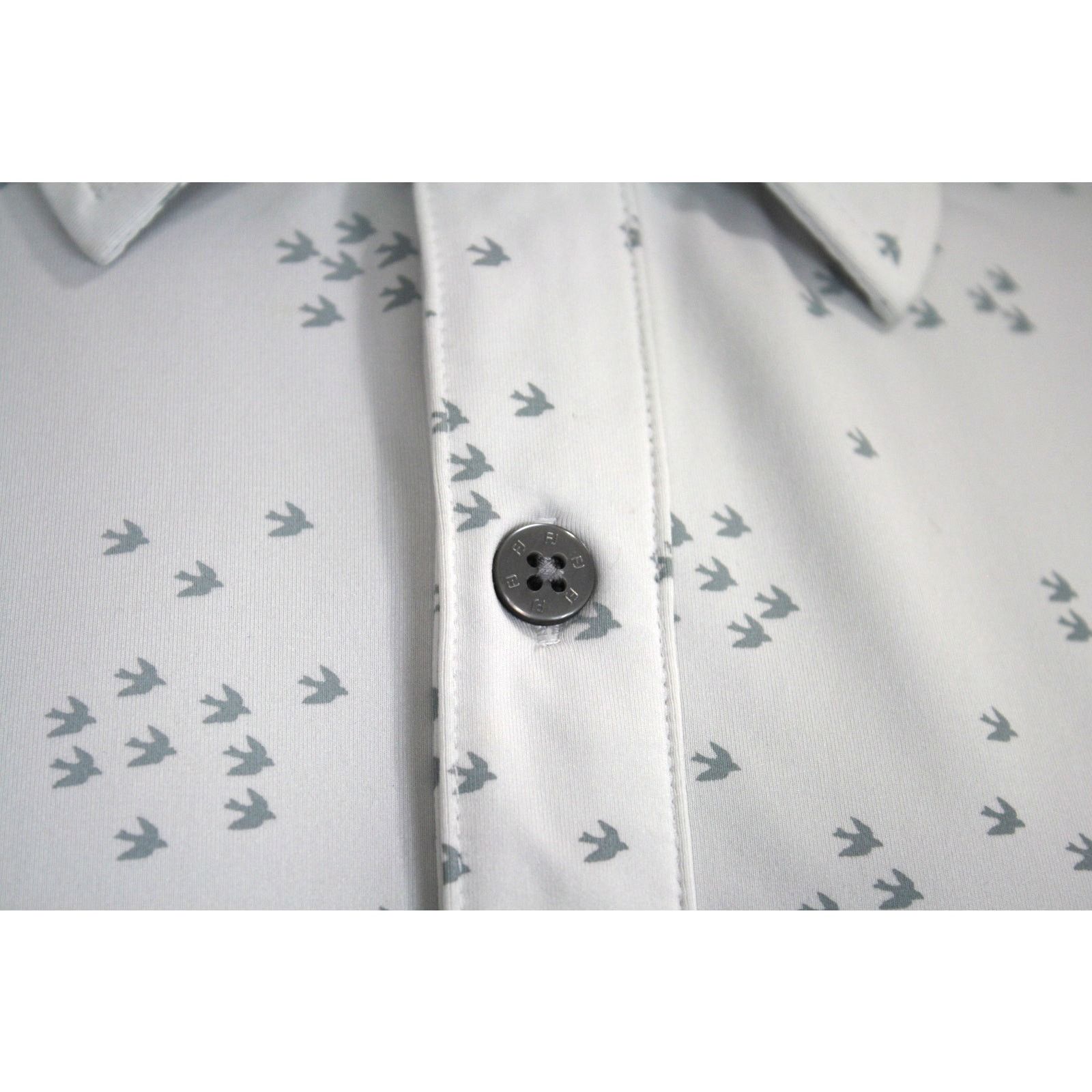 Footjoy FootJoy FJ Golf Polo Shirt Mens L Gray Bird Print Stretch Size US L / EU 52-54 / 3 - 3 Thumbnail