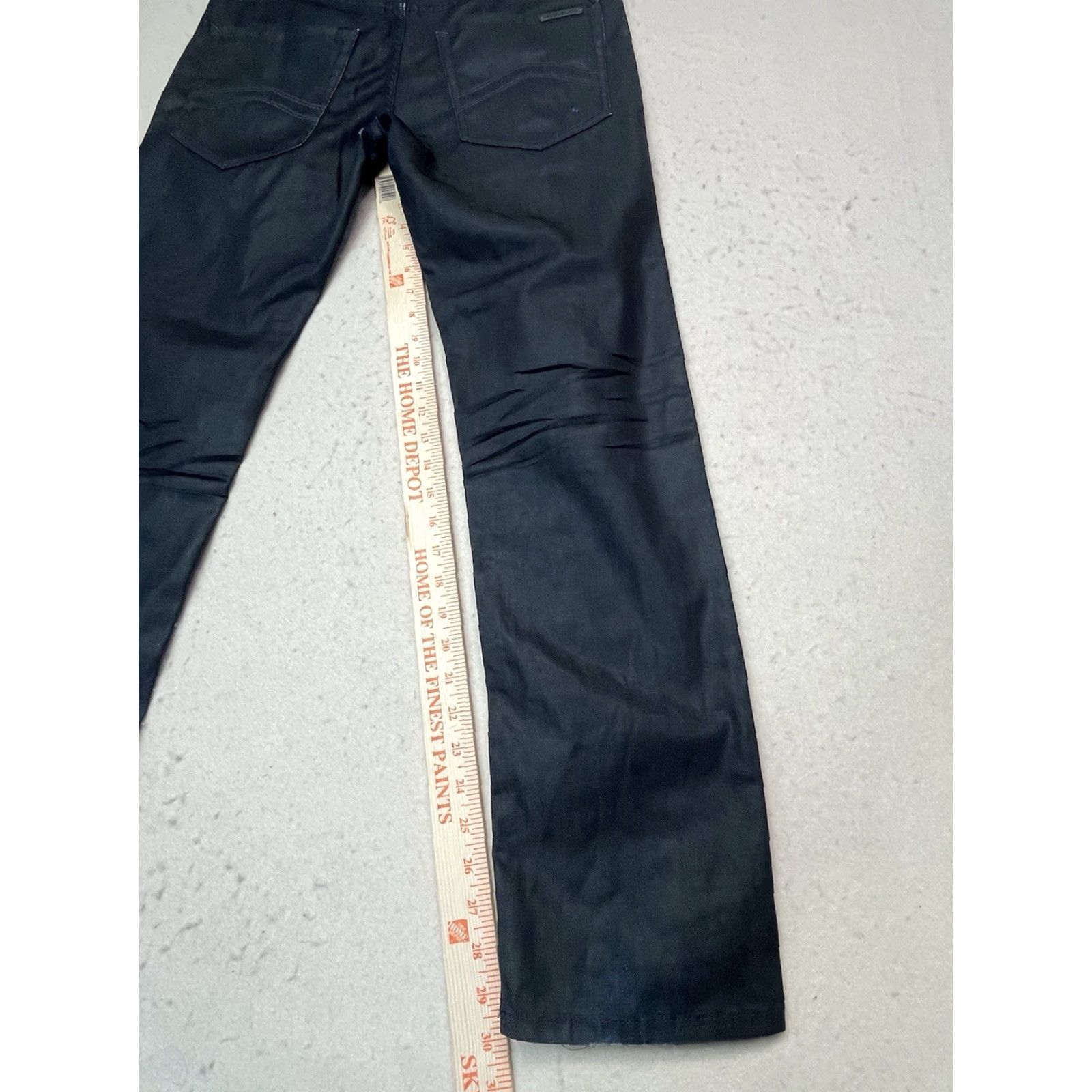 Armani Exchange AX Armani Exchange Jeans Slim 31x30 Dark Gray Mens Jeans Slim Straight Button Fly 5-Pocket Logo City College Preppy Vintage No Size US 31 - 5 Thumbnail