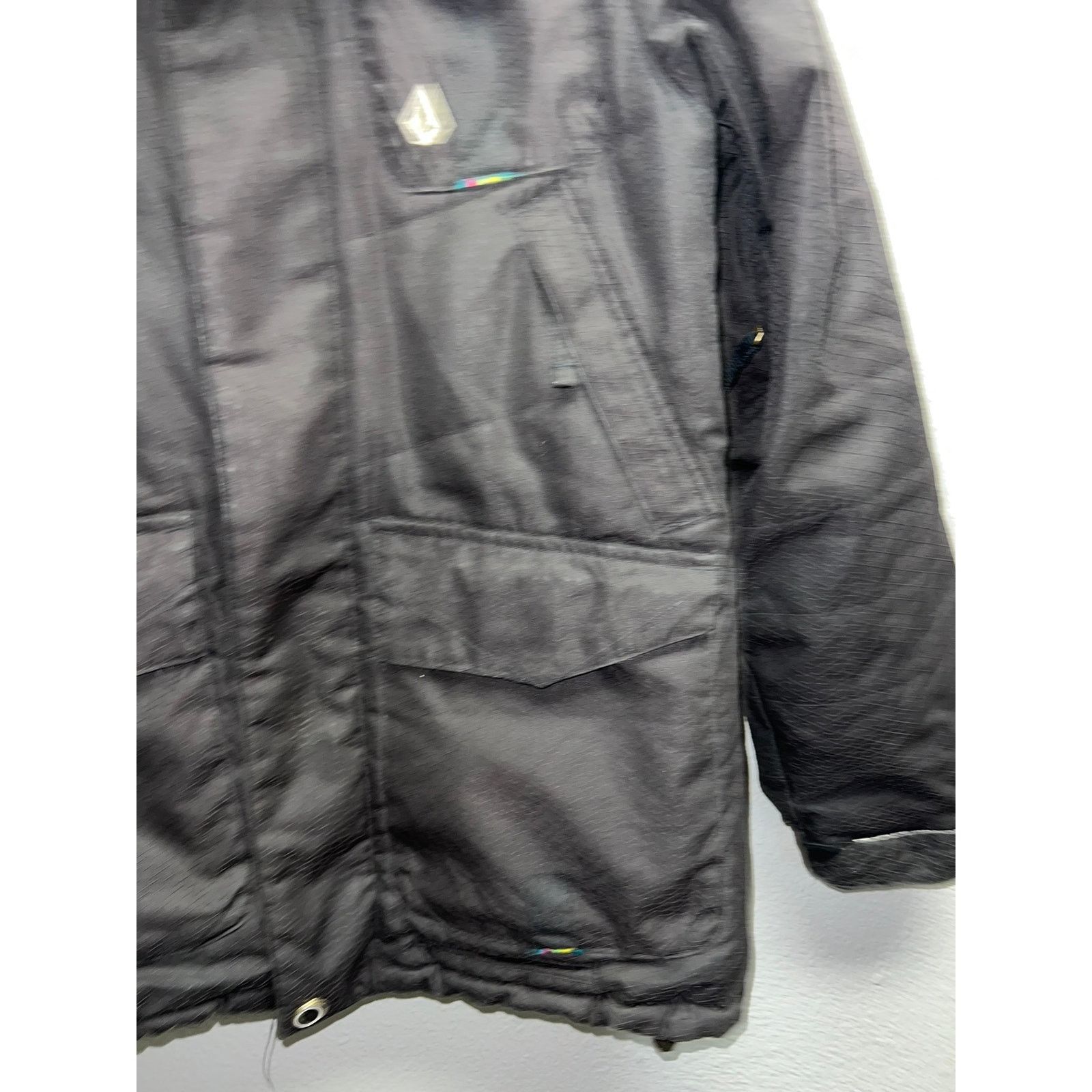 Vintage Volcom Thermonite Jacket Ski Snowboard Black Full Zip Puffer Size US S / EU 44-46 / 1 - 4 Thumbnail