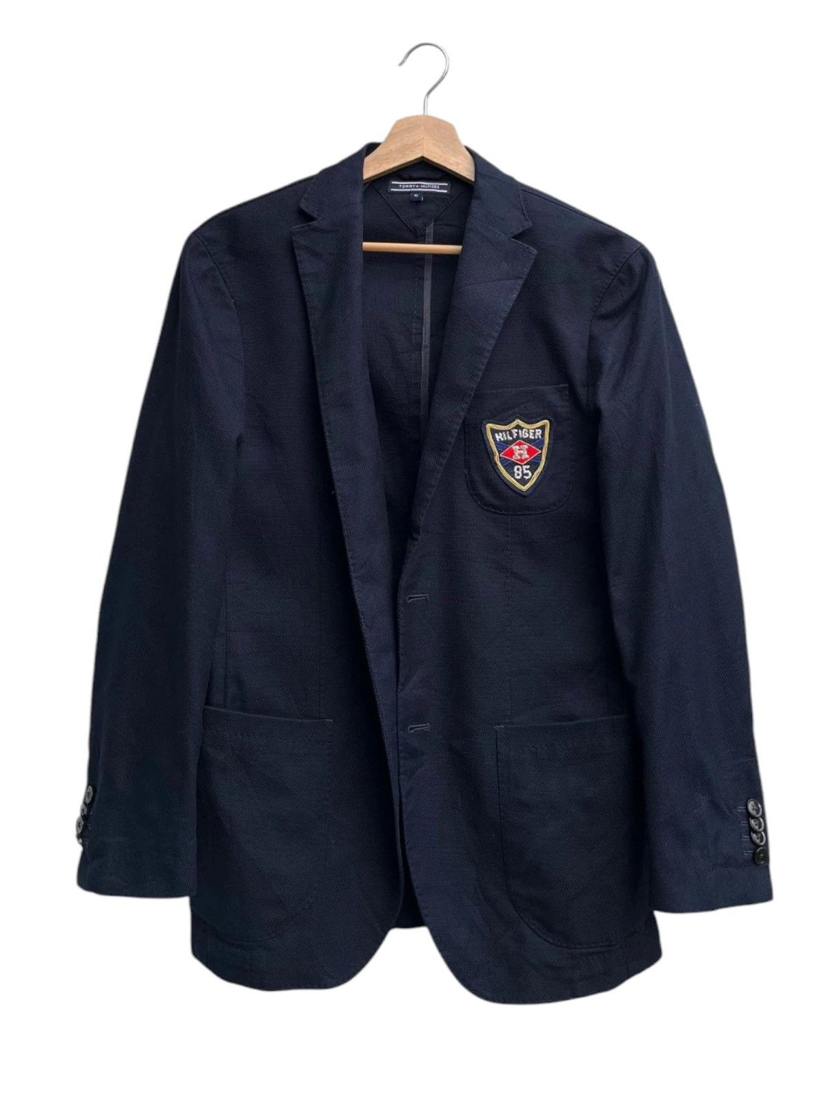 Tommy Hilfiger Luxury Hilfiger 85 Chest Patch Performance Blazer Size US S / EU 44-46 / 1 - 2 Thumbnail