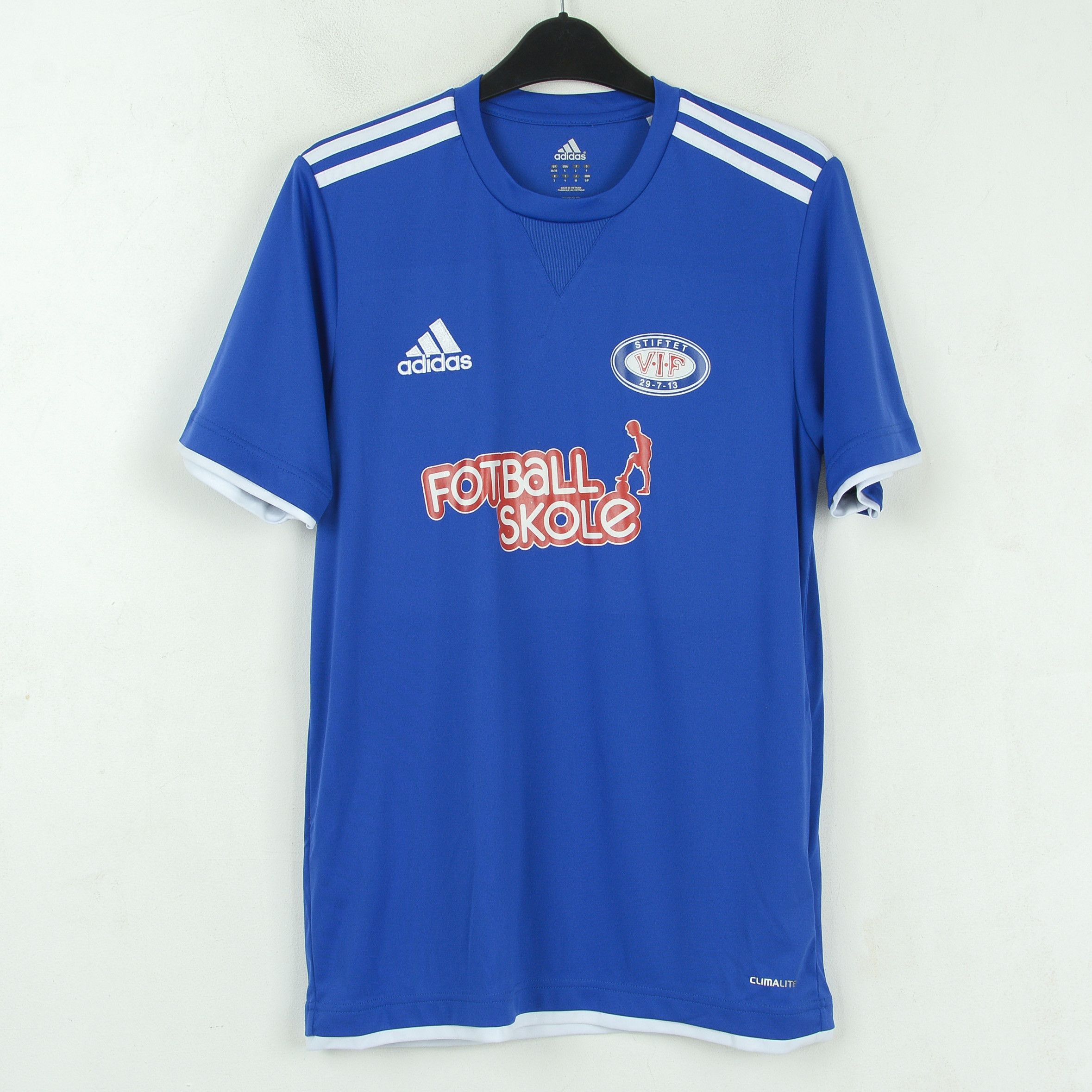 Adidas Oslo Valerenga S Fotball Skole UK 36/38 Soccer Jersey Shirt Size US S / EU 44-46 / 1 - 1 Thumbnail